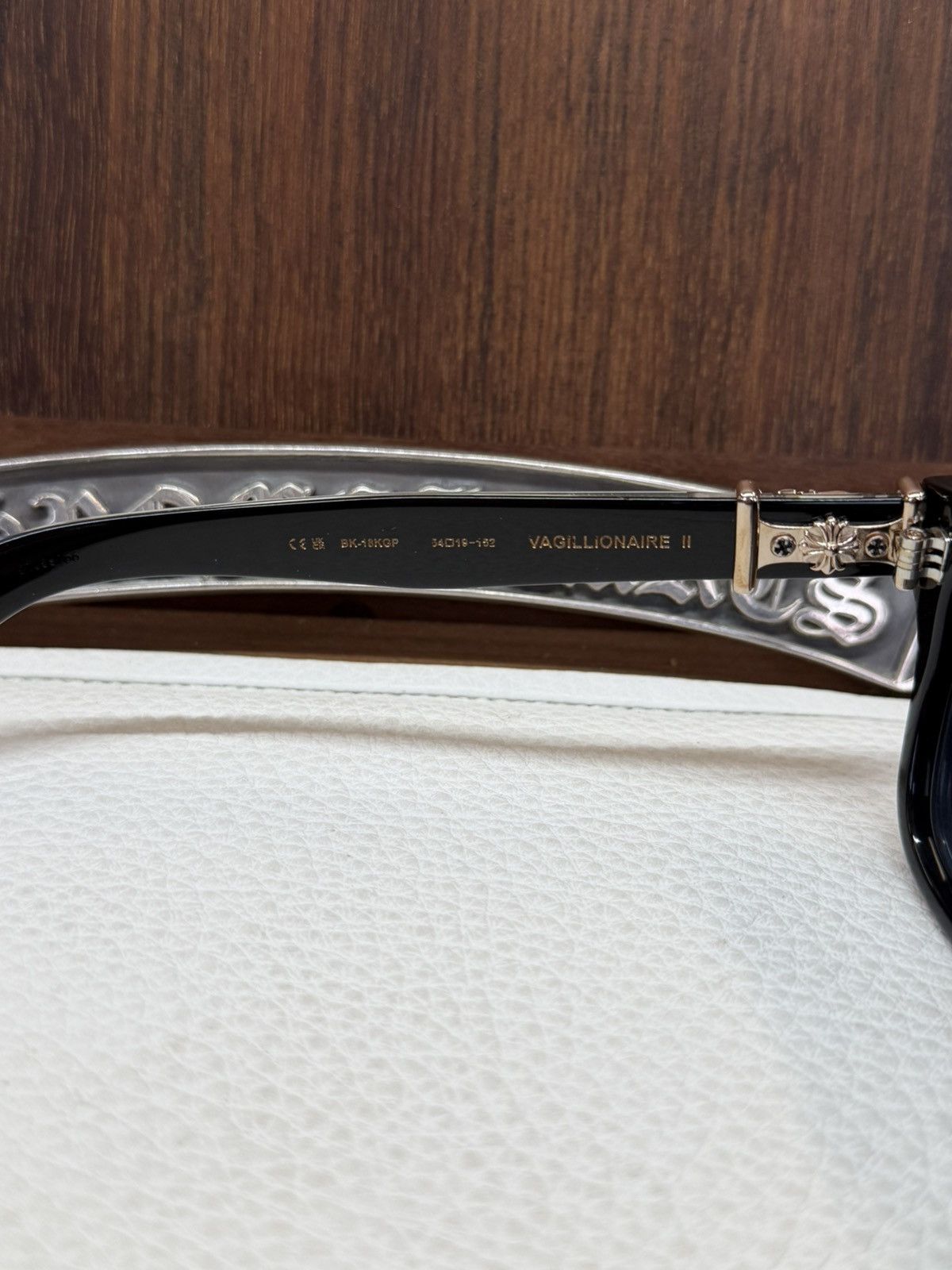 Chrome Hearts Chrome Hearts Vagillionaire II Sunglasses Size ONE SIZE - 9 Thumbnail
