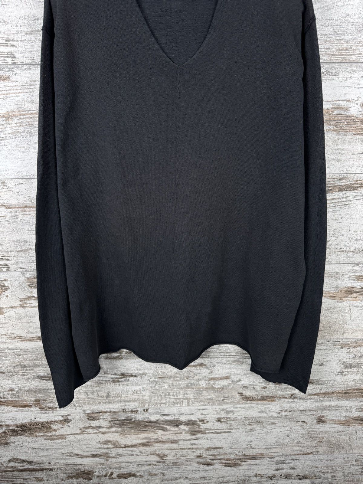 Japanese Brand × hannes roether Mens Vintage hannes roether avant garde longsleeve T-shirt Size US XL / EU 56 / 4 - 3 Thumbnail