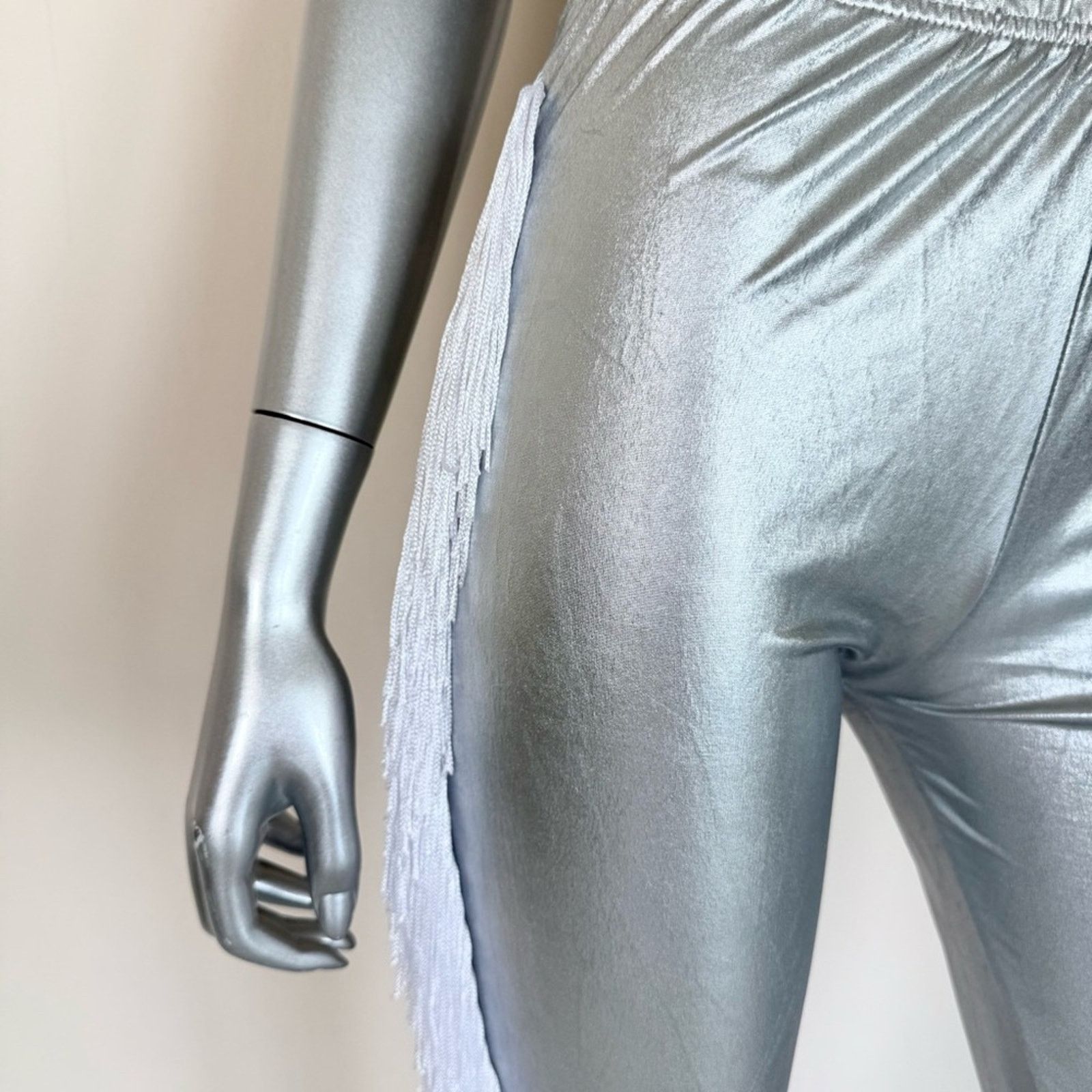 Other NEW!!! Halloween women silver pants size S/M Size 27" / US 4 / IT 40 - 2 Thumbnail
