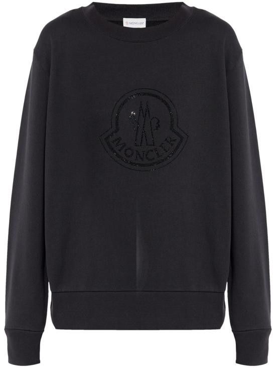 Moncler MONCLER Women Hoodies J20938G00040899TR 999 BLACK Size M / US 6-8 / IT 42-44 - 1 Thumbnail