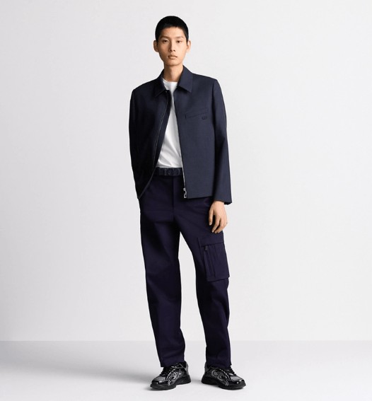 Dior o1w1db11225 513C12 Cargo Pant in Navy Blue Size US 30 / EU 46 - 3 Thumbnail