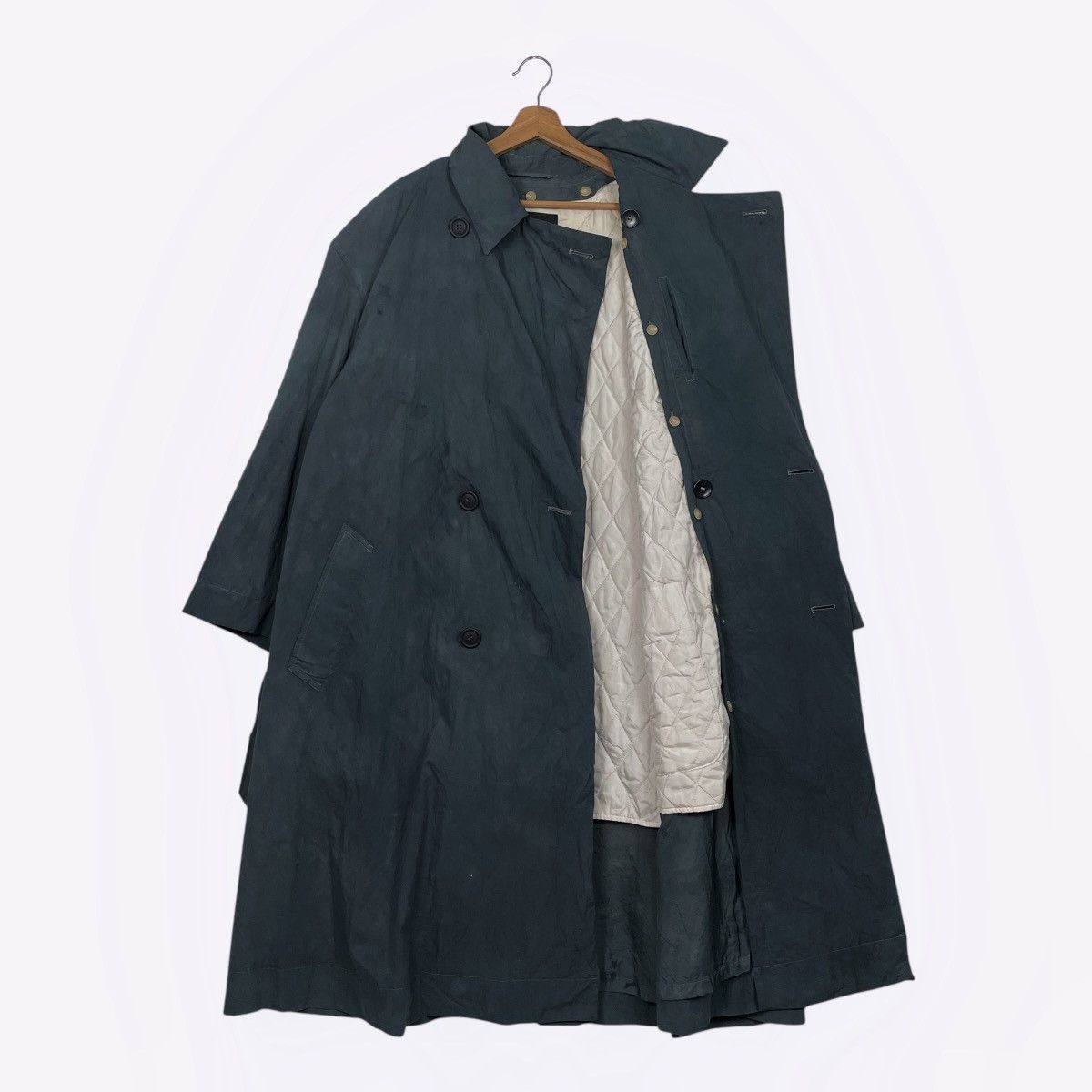 Issey Miyake Issey Miyake Double Breasted Overcoat Size US M / EU 48-50 / 2 - 10 Thumbnail