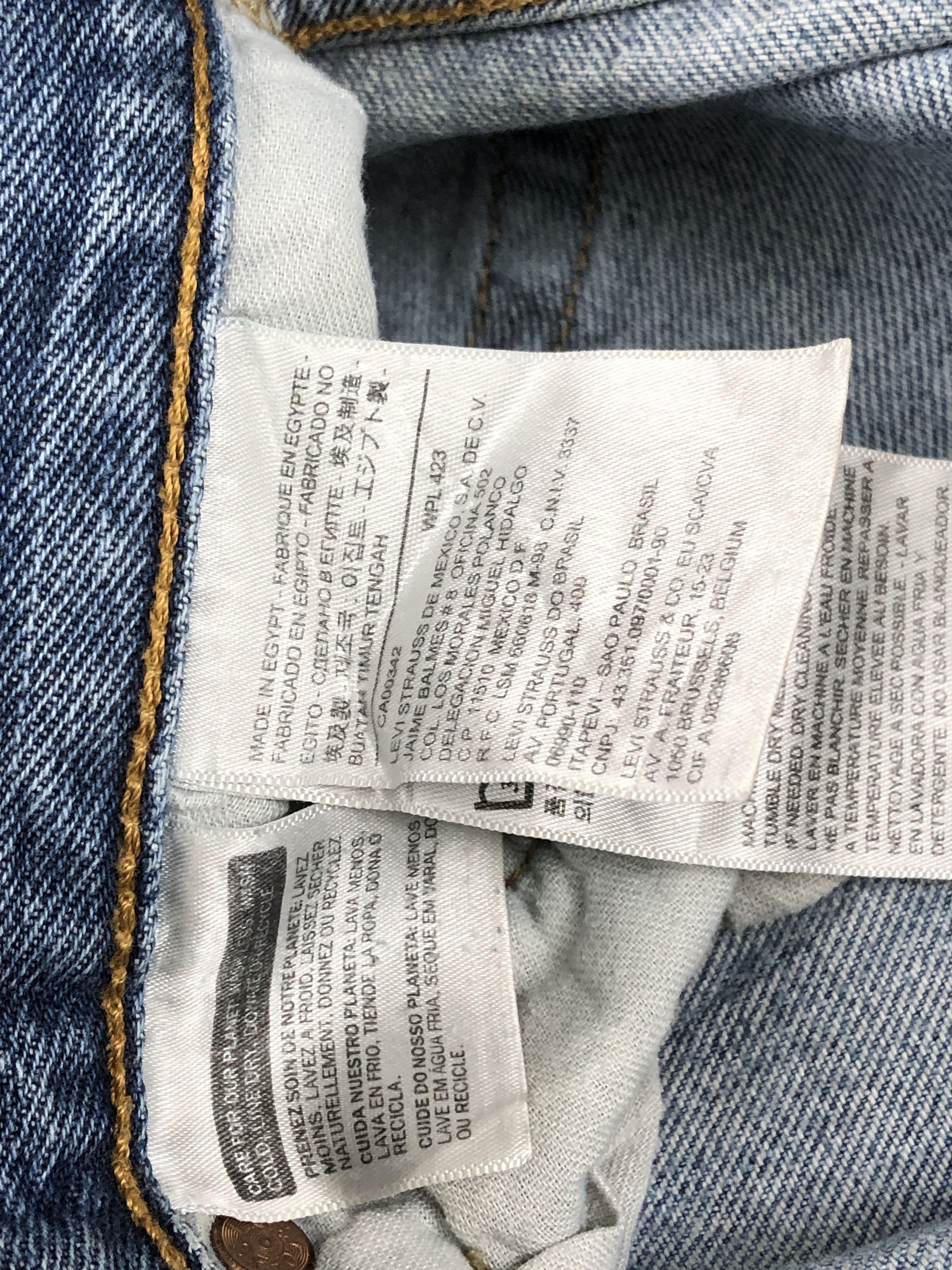 Levi's × Vintage Vintage Levis 501 Faded Blue Jeans Size US 30 / EU 46 - 8 Thumbnail