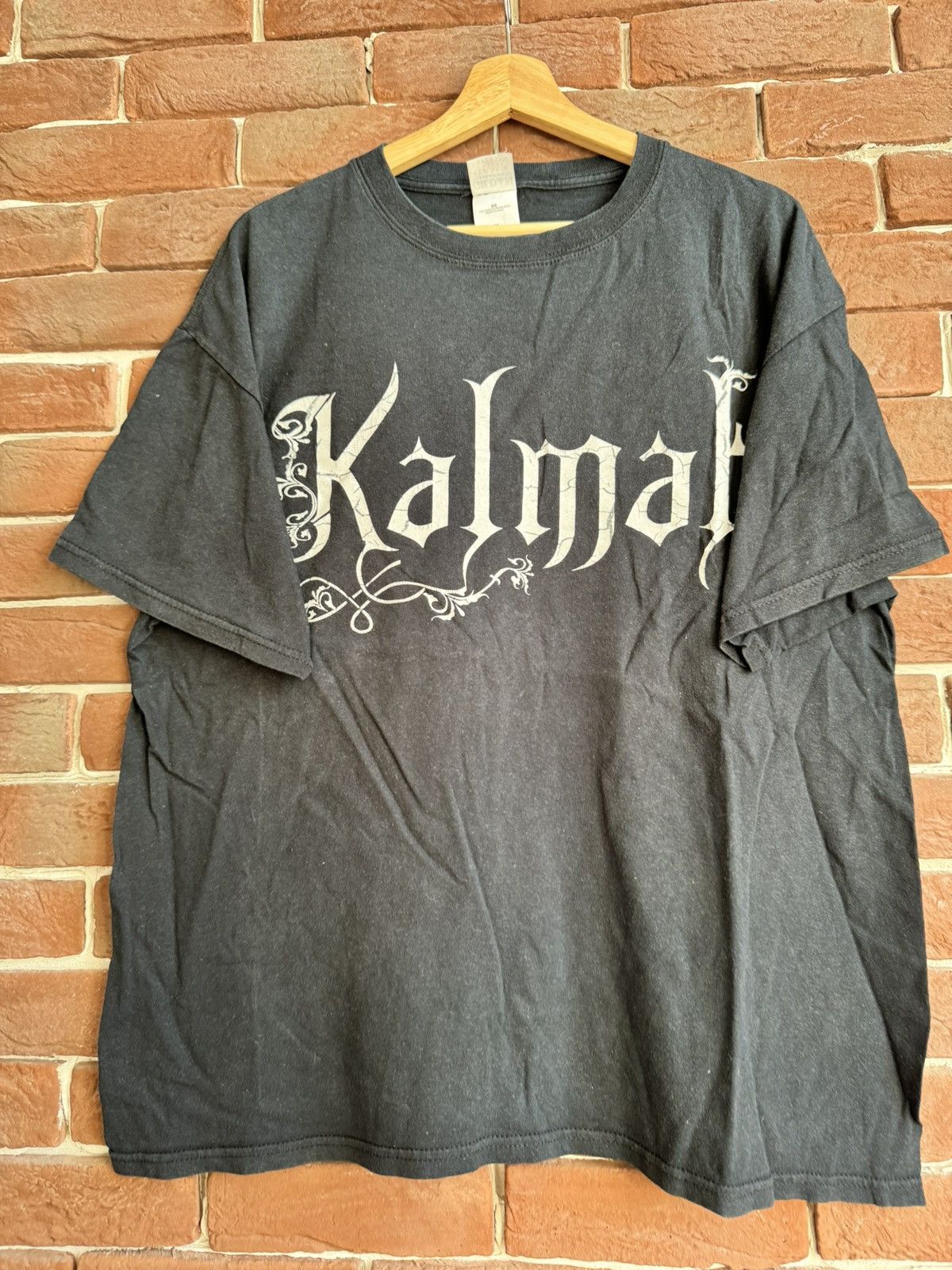 Band Tees Rare Vintage 00s Kalmah Melodic Death Metal Tshirt Rar Size US XL / EU 56 / 4 - 4 Thumbnail