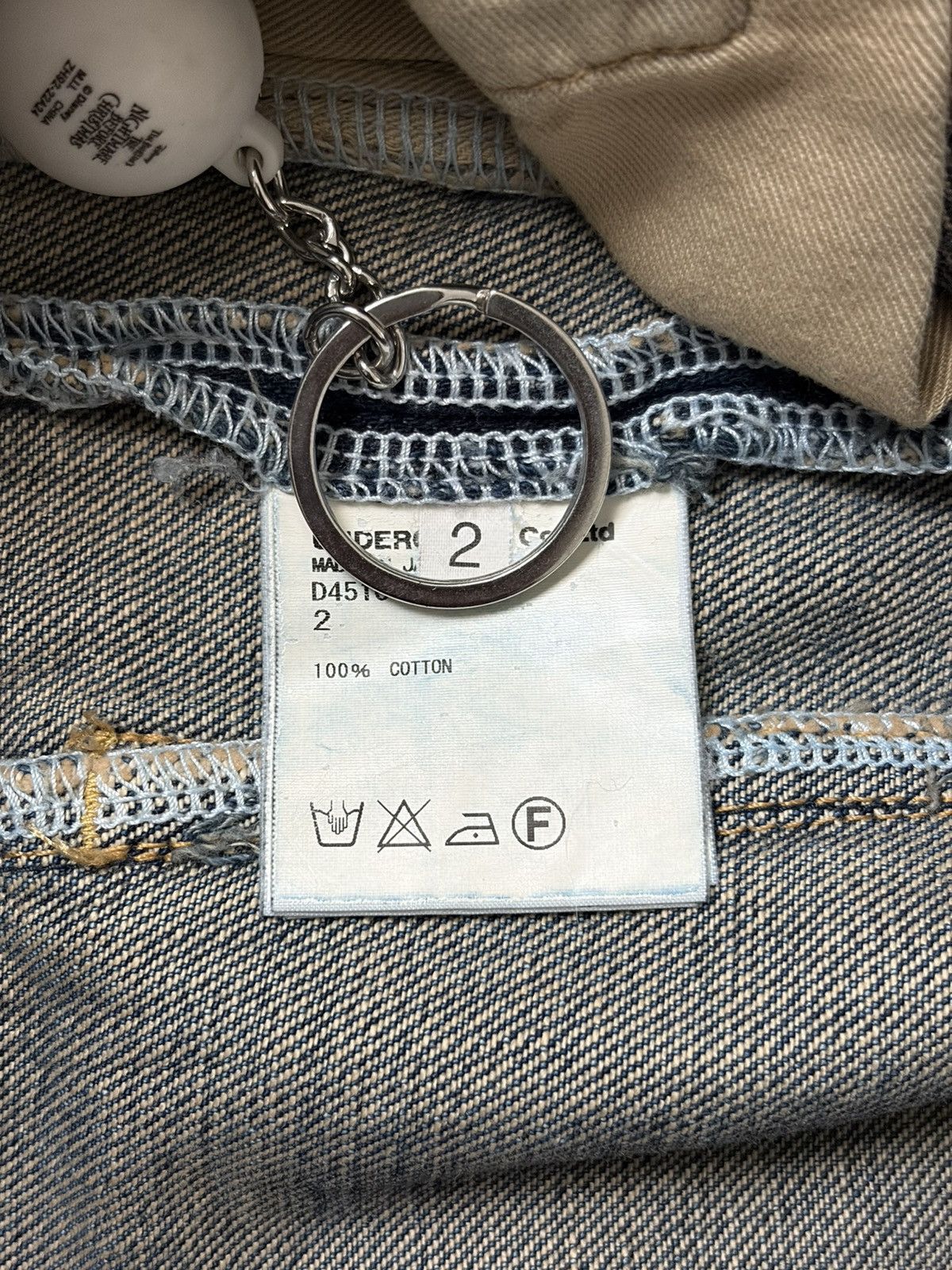 Undercover AW09 “Earmuff Maniac” Side Zip Denim Size US 31 - 9 Thumbnail