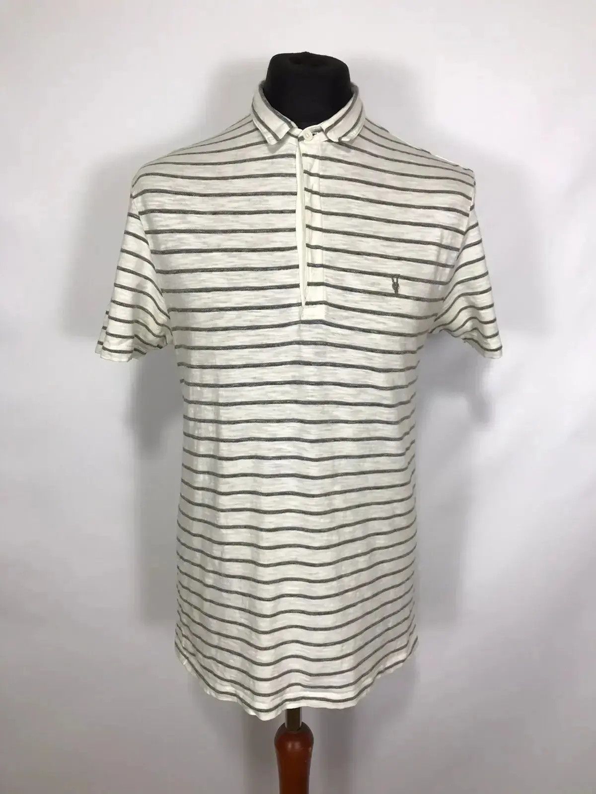20471120 × Allsaints × Japanese Brand All Saints Pave SS polo Size US M / EU 48-50 / 2 - 1 Thumbnail