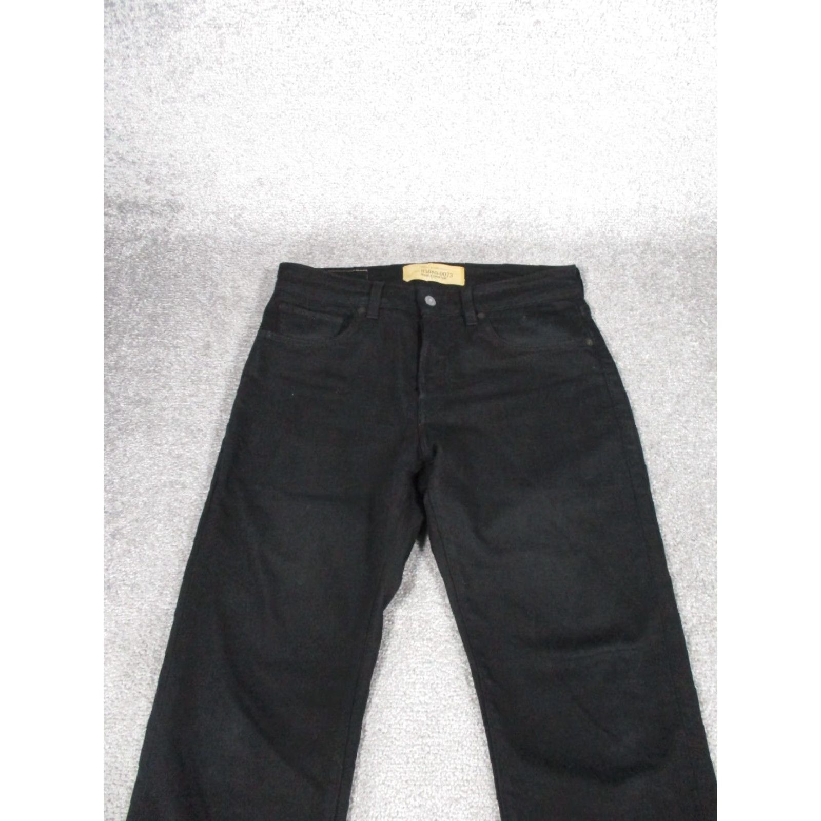 Levi's VINTAGE Levi's Made & Crafted Jeans Men 30x27 Straight Black Denim Regular Fit 90s Size US 30 / EU 46 - 5 Thumbnail