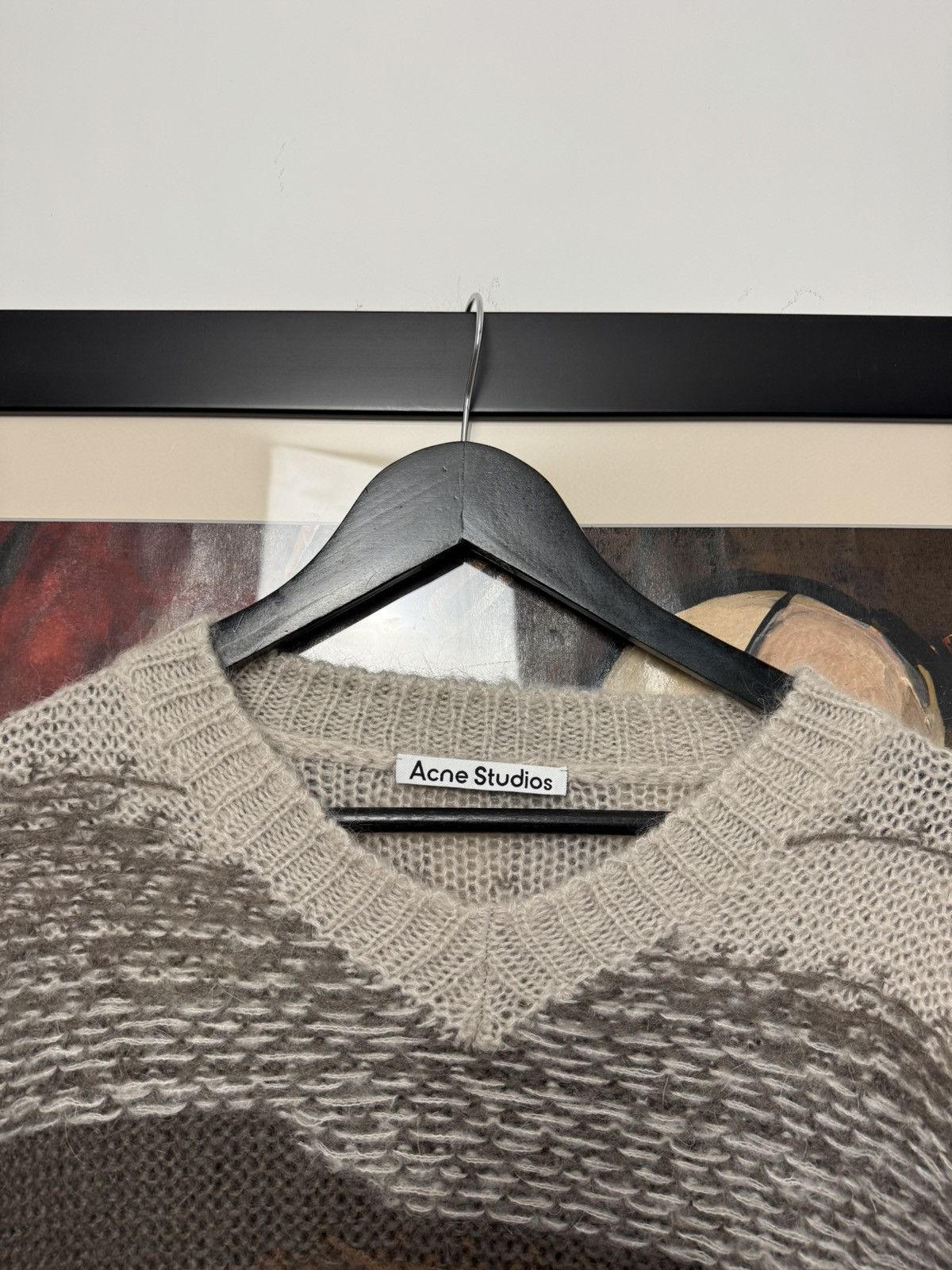 Acne Studios Acne Studios Beige Brown Sweater Knit Designer Luxury Wool Size US S / EU 44-46 / 1 - 3 Thumbnail