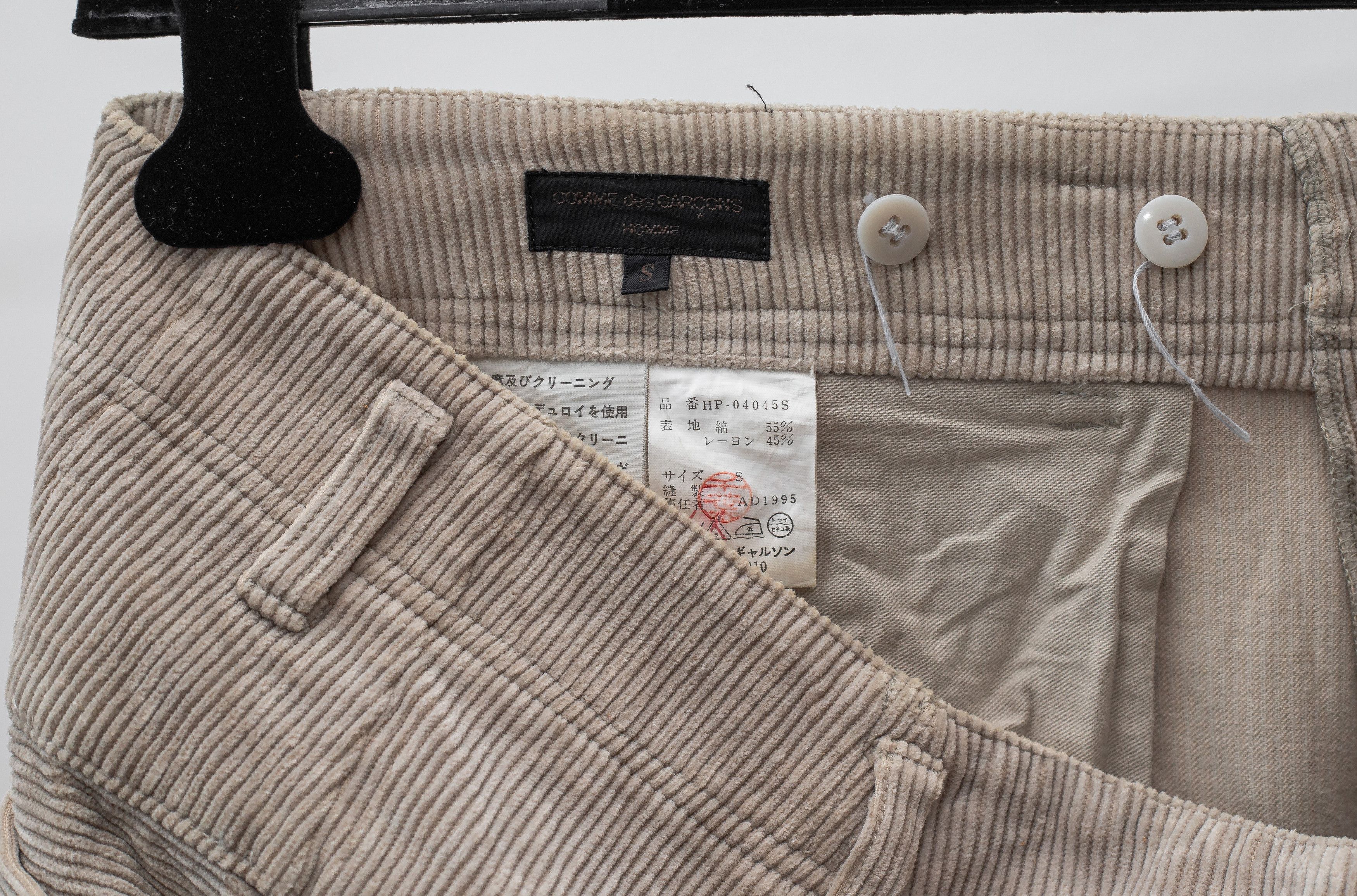 Comme des Garcons Homme 1996SS corduroy pants Size US 32 / EU 48 - 5 Thumbnail