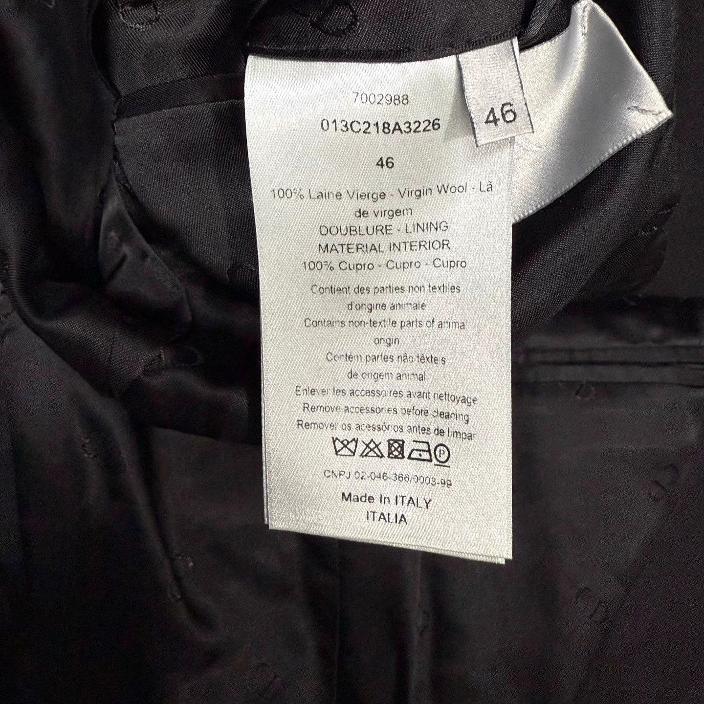 Dior Dior 25 Crystal Bee Lining Logo Blazer 46 99 New Size 46R - 5 Thumbnail
