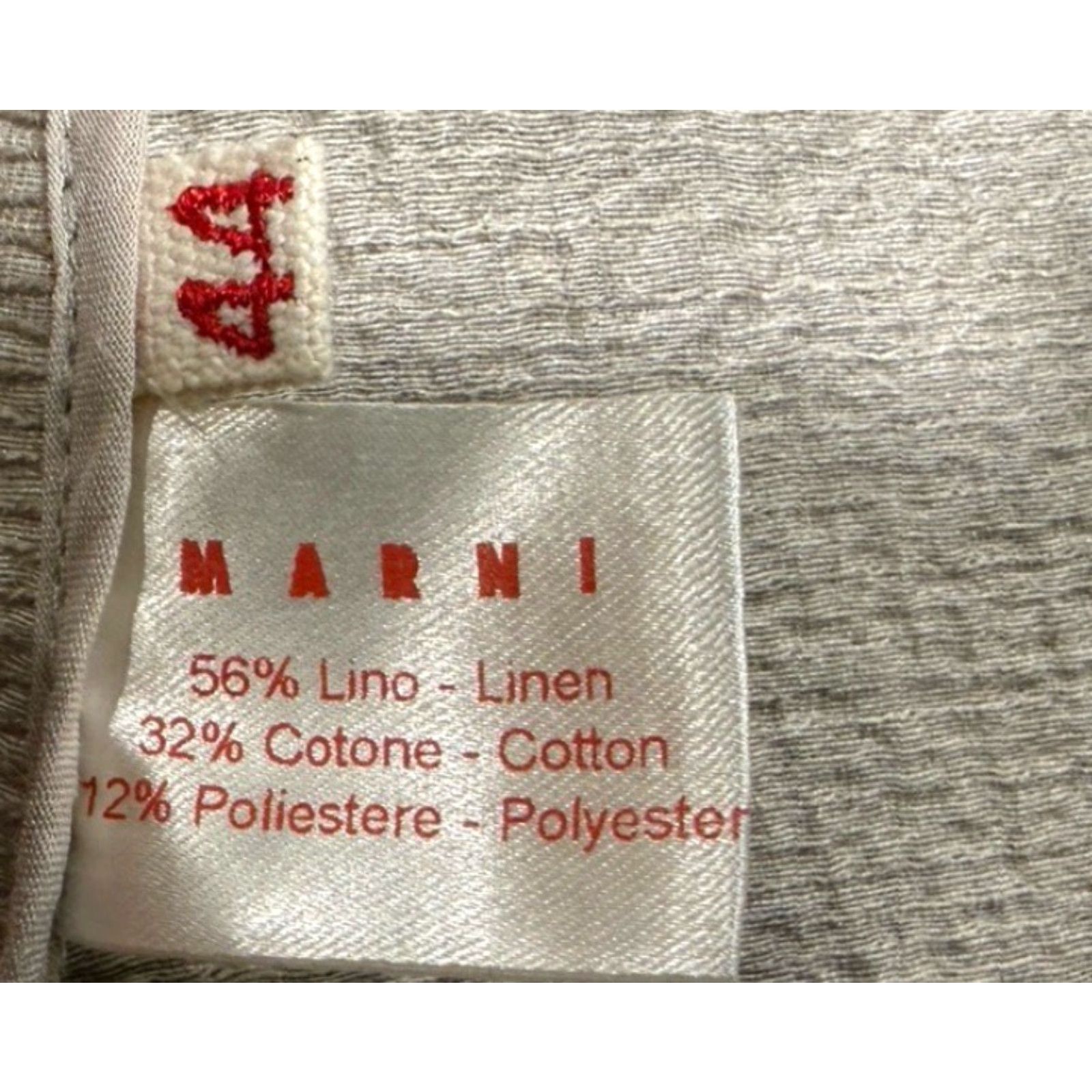 Marni Marni Gray Linen Blend Blazer Jacket Women's Size 4 US Short زip Up Made in Italy Size S / US 4 / IT 40 - 2 Thumbnail