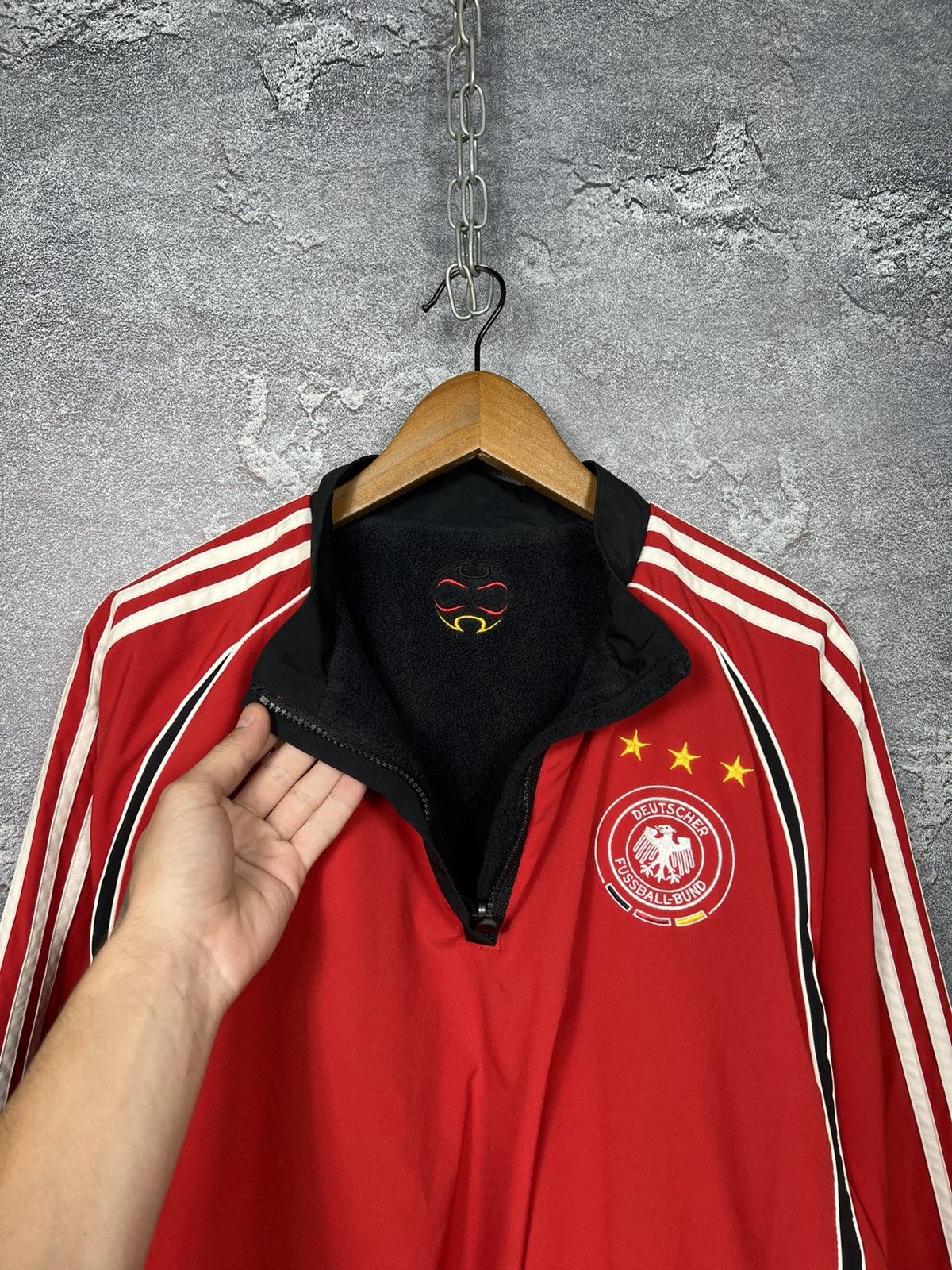 Adidas Vintage 2005 Deutschland Germany Reversible Track Jacket Size US L / EU 52-54 / 3 - 11 Thumbnail
