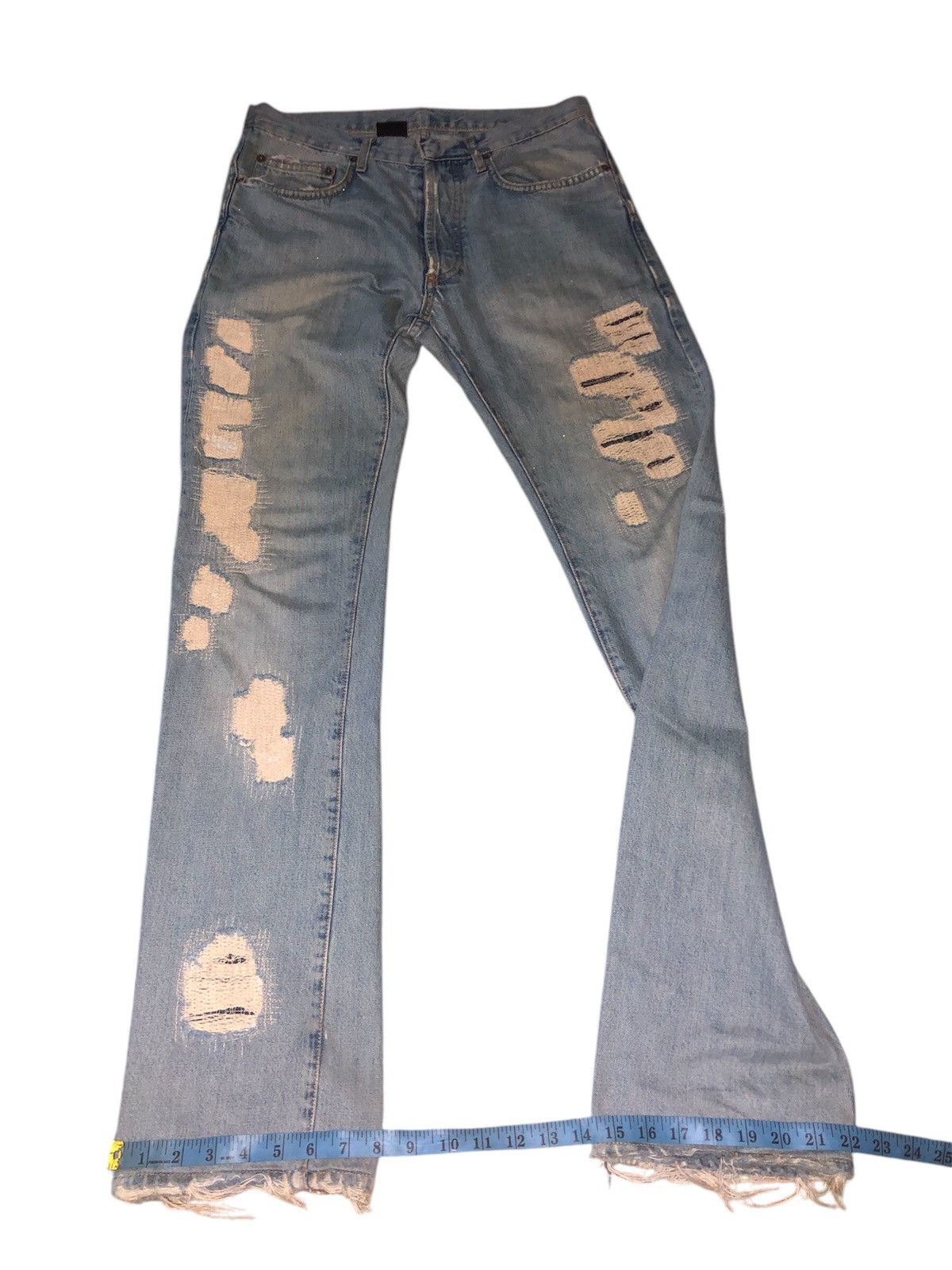 Dior × Hedi Slimane Vintage Dior Denim Jeans Size US 30 / EU 46 - 16 Thumbnail