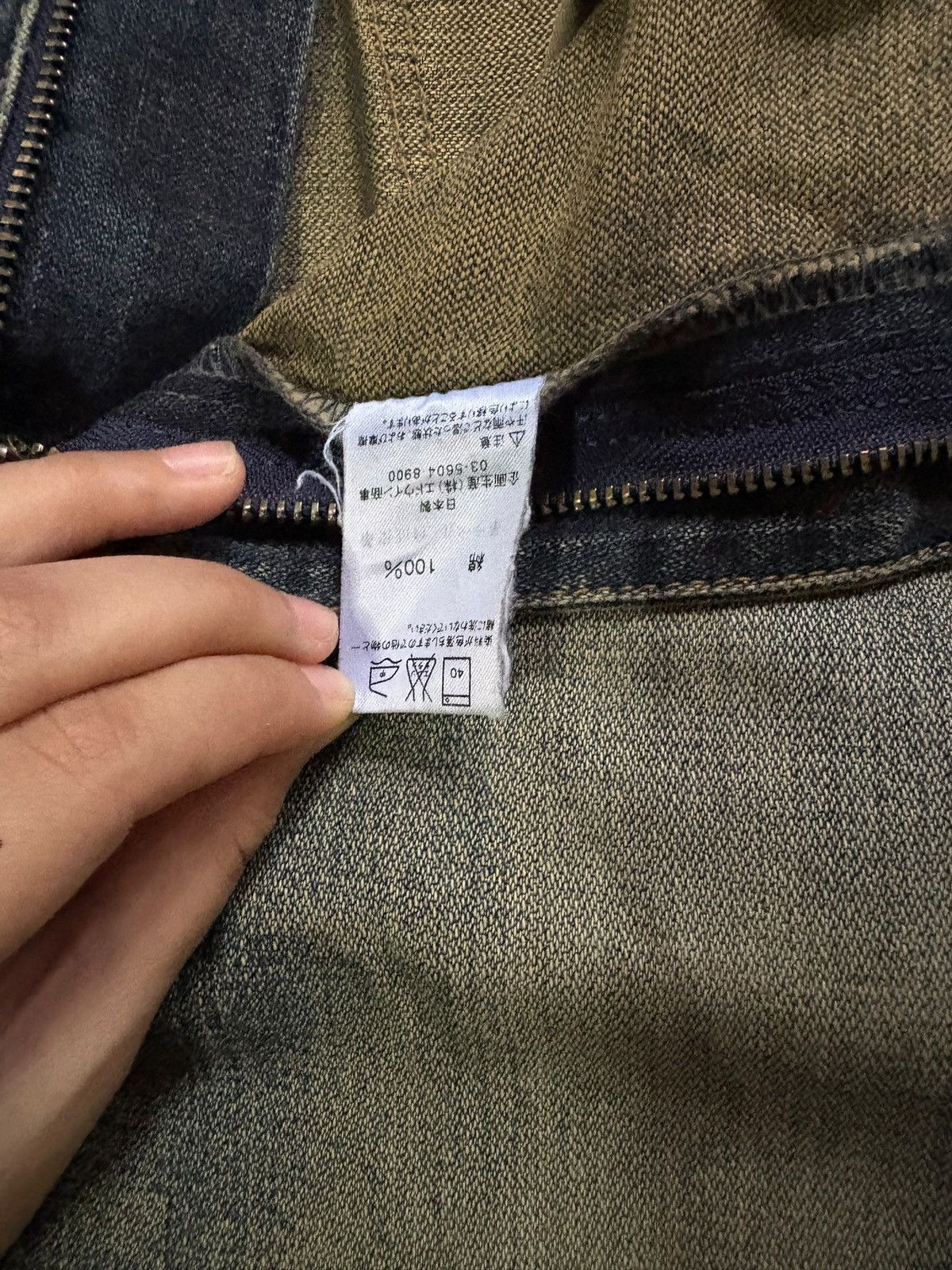 Wrangler Vintage Japanese Wrangler Mud Wash Distressed Baggy Jeans Size US 33 - 11 Thumbnail