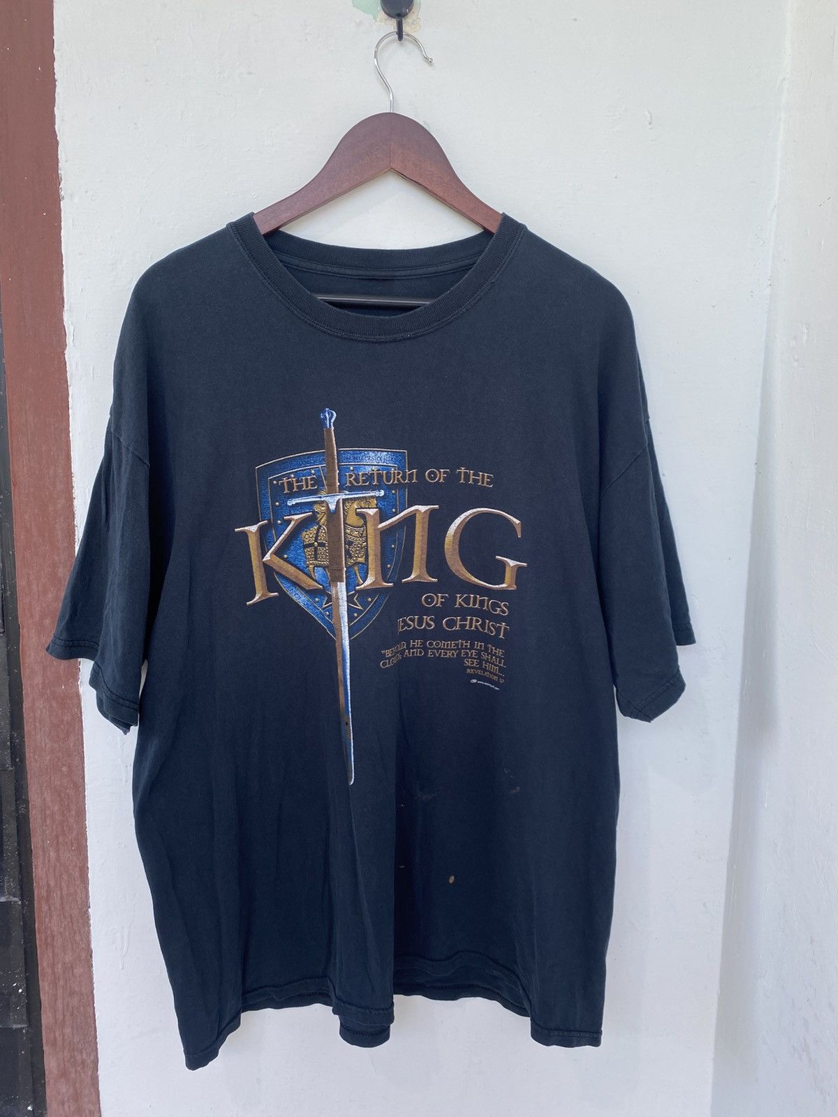 Vintage The Return Of The King Jesus T shirt Rare