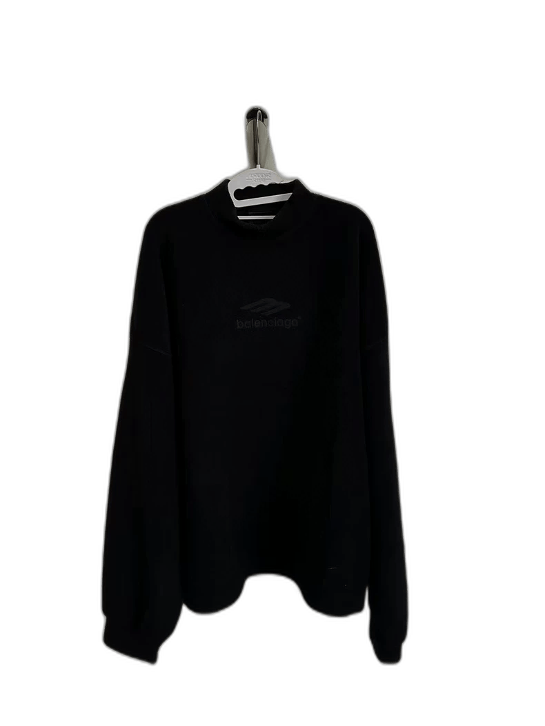 Balenciaga Balenciaga Fleece Sweatshirt in Black Size US XS / EU 42 / 0 - 1 Thumbnail