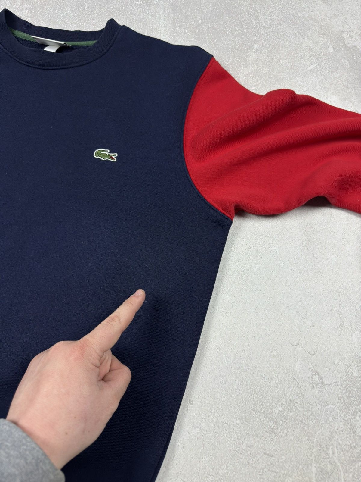 Lacoste Lacoste Mens Sweatshirt Colorblock Crew Neck size M Size US M / EU 48-50 / 2 - 6 Thumbnail