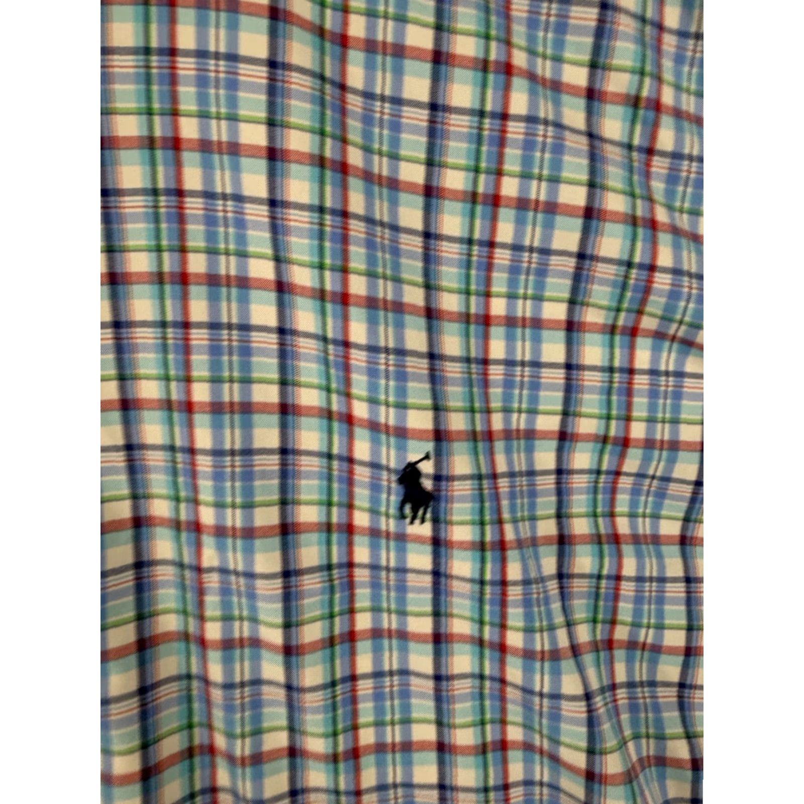 Ralph Lauren Ralph Lauren Performance Shirt Mens 3XB Blue Plaid Stretch Button Down Pony Logo Long Sleeve Size US XXL / EU 58 / 5 - 5 Thumbnail