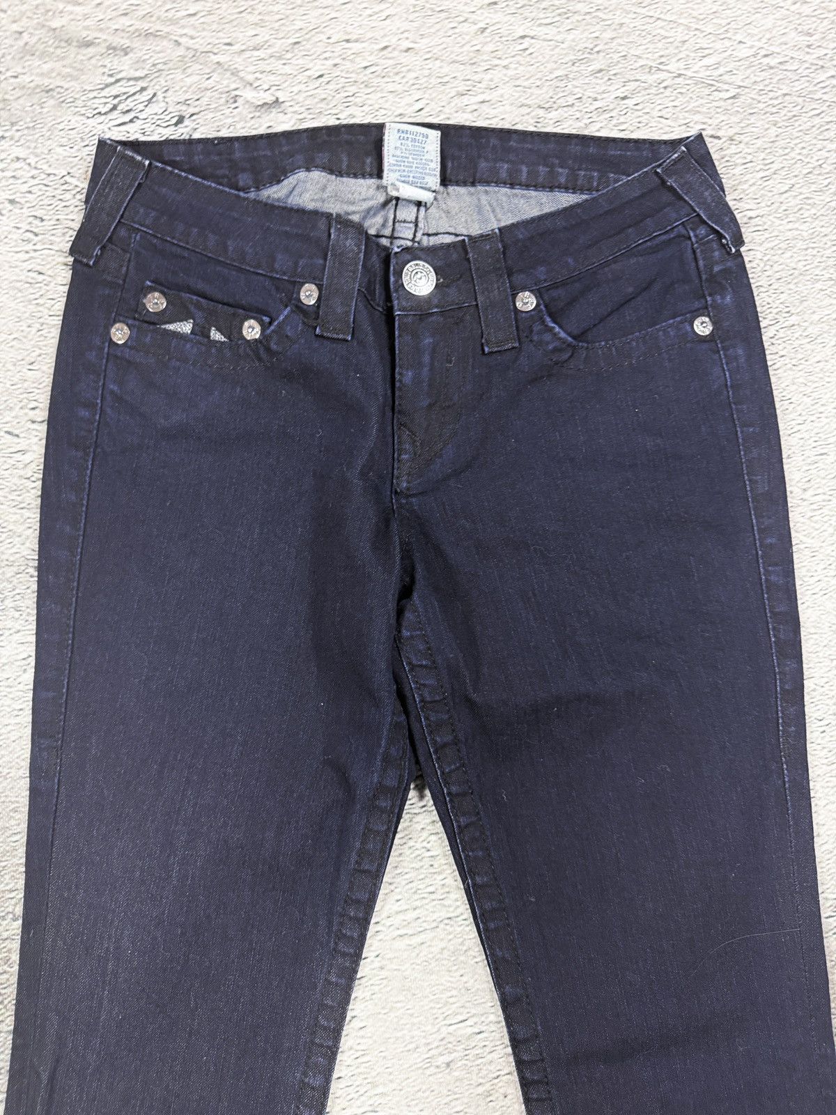 True Religion True Religion blue jeans flared bootcut dark glitter shiny Size 27" / US 4 / IT 40 - 7 Thumbnail