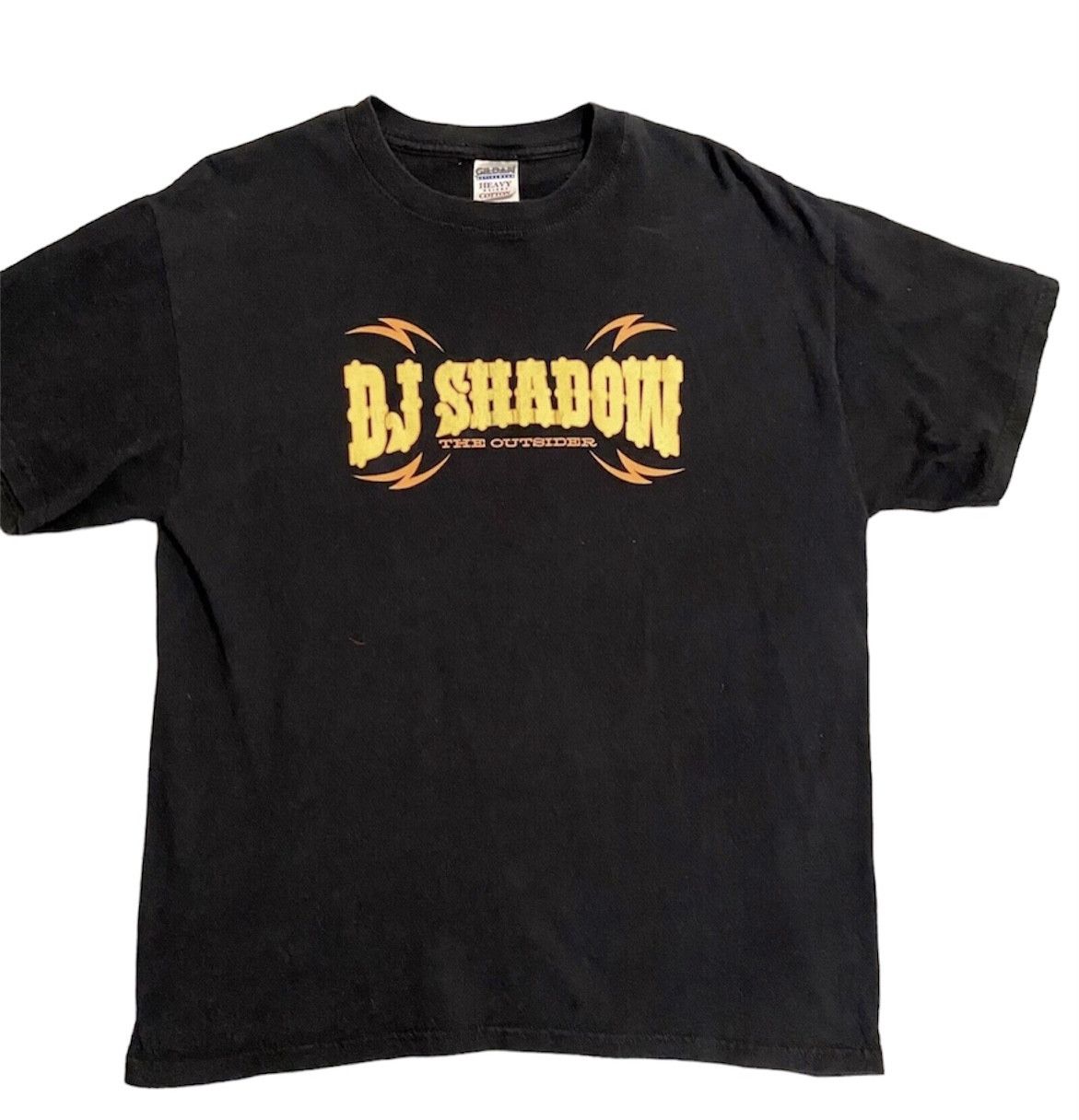 image of Mf Doom Vintage Dj Shadow The Outsider Promo Shirt in Black, Men's (Size Large)
