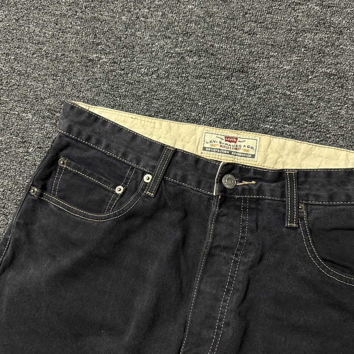 Levi's Vintage 90s Levi’s 417 jeans dark denim faded size 34x32 Size US 34 / EU 50 - 7 Thumbnail