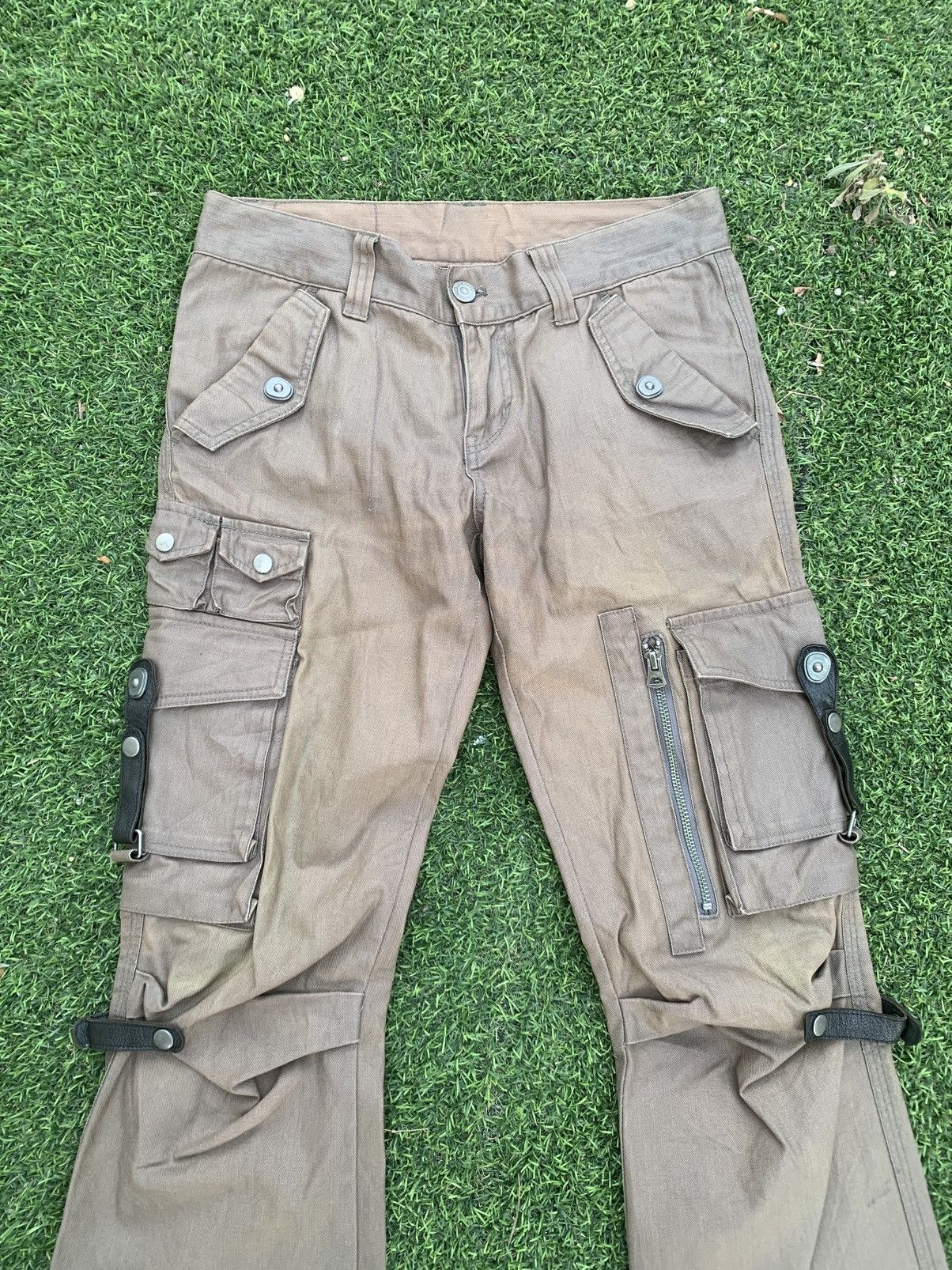 Tornado Mart Tornado Mart Waxed Cargo Pants Size US 30 / EU 46 - 2 Thumbnail