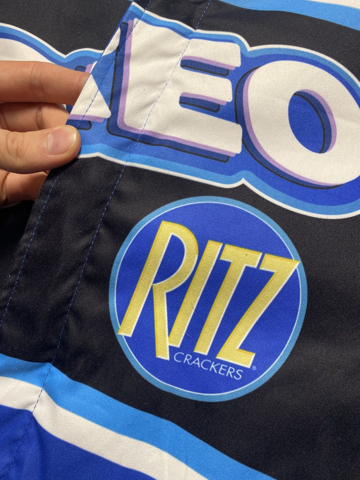 Other Oreo racing jacket multilogo Y2K Size US L / EU 52-54 / 3 - 3 Thumbnail