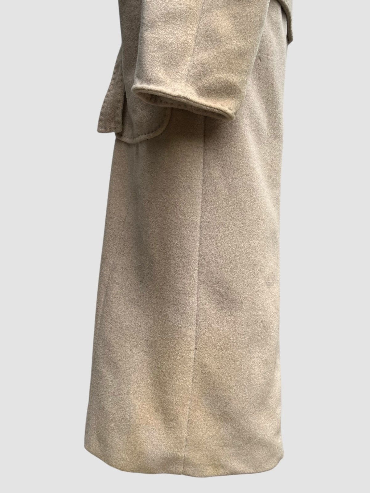 Max Mara Max Mara Double Breasted Cashmere Blend Hooded Coat Size XS / US 0-2 / IT 36-38 - 9 Thumbnail