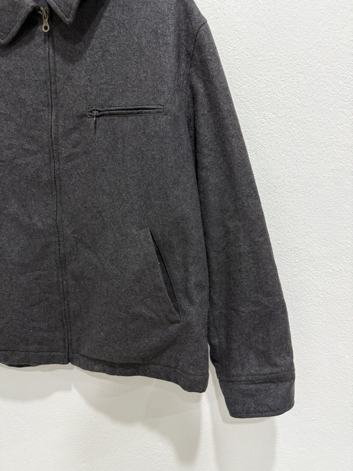 Sisley Italian Brand Sisley Casual Jacket Wool Zipper Up Size US L / EU 52-54 / 3 - 4 Thumbnail