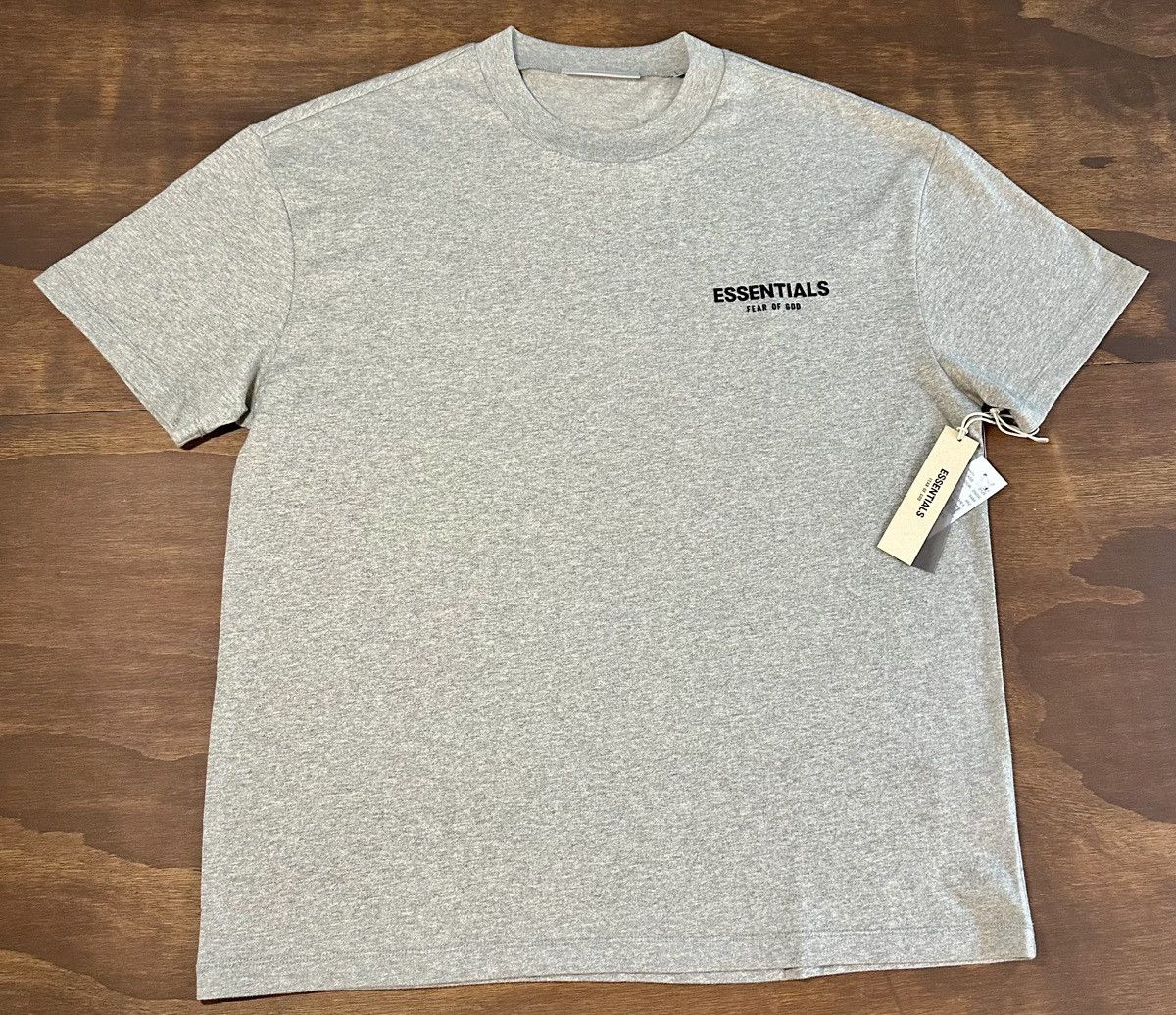 FOG Essentials Fear of God ‘Dark Oatmeal’ Tee (SS22) Large Size US L / EU 52-54 / 3 - 1 Thumbnail