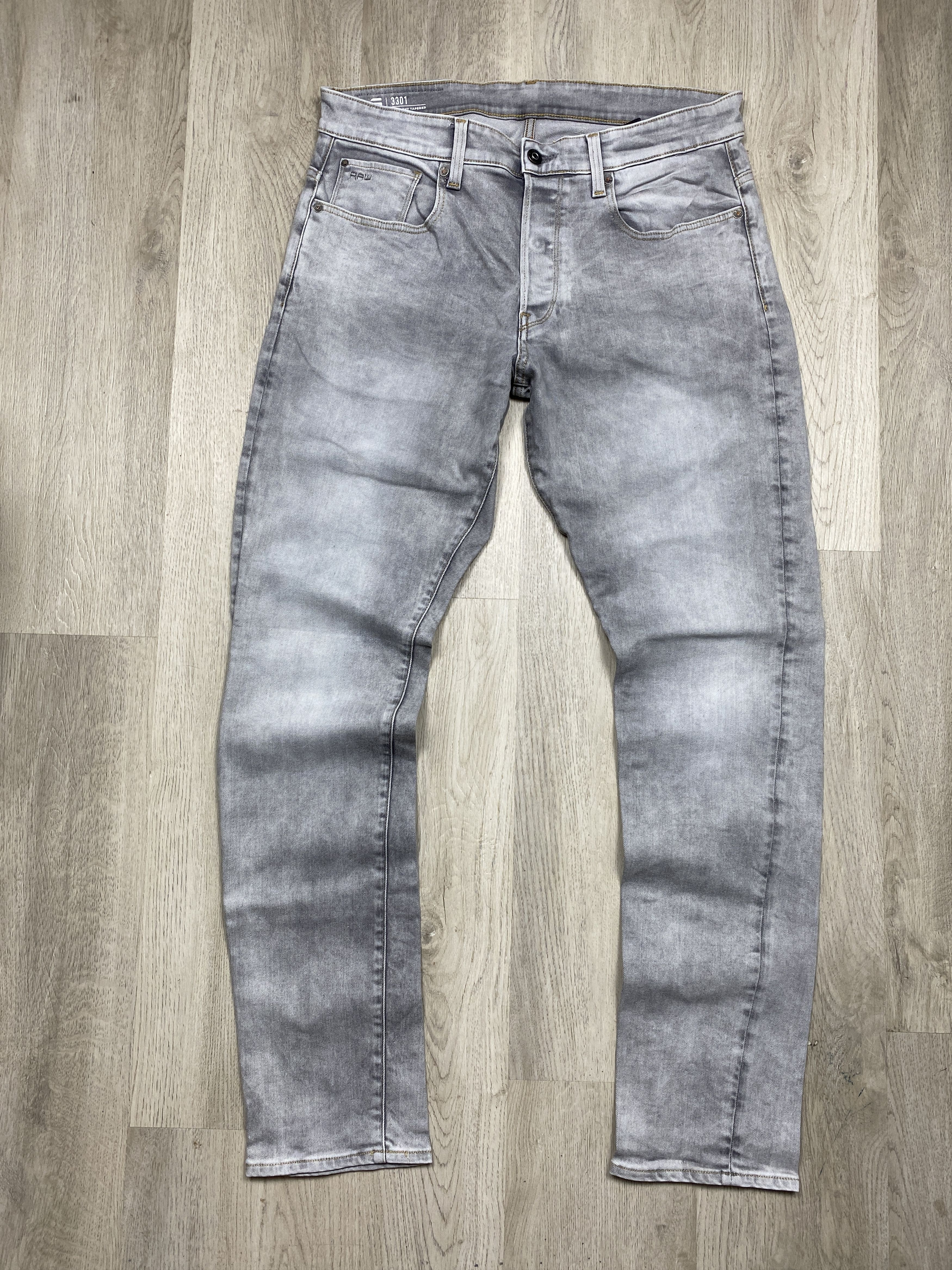 G-Star G Star Raw Vintage Mens Grey Denim Pants Jeans Size US 35 - 5 Thumbnail