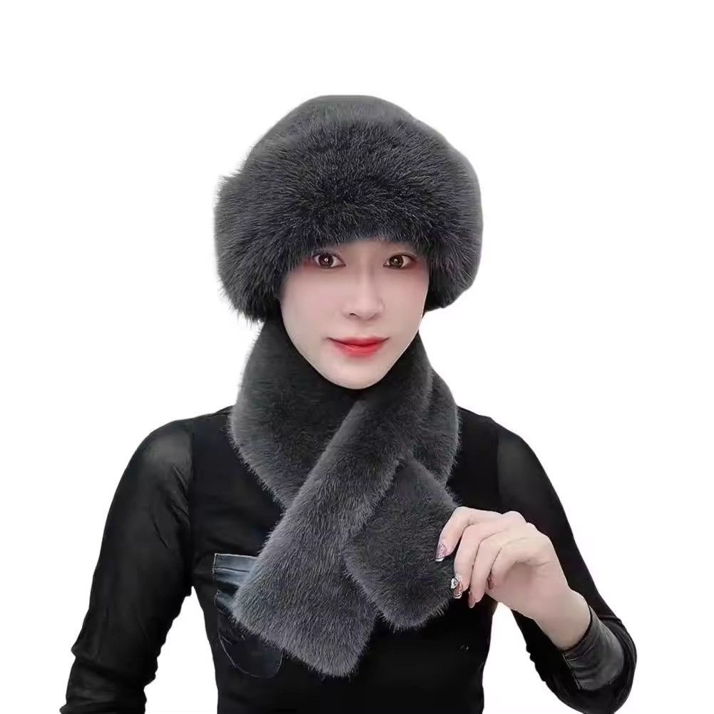 Other Women Winter Mongolian Hat Neck Warmer Size ONE SIZE - 1 Thumbnail