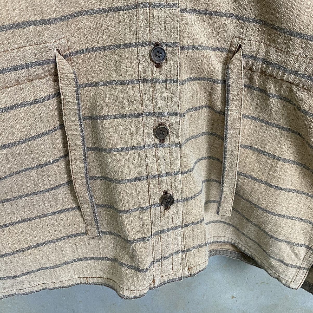 Issey Miyake × Japanese Brand × Vintage ISSEY MIYAKE 70s BUTTON UP Size M / US 6-8 / IT 42-44 - 9 Thumbnail