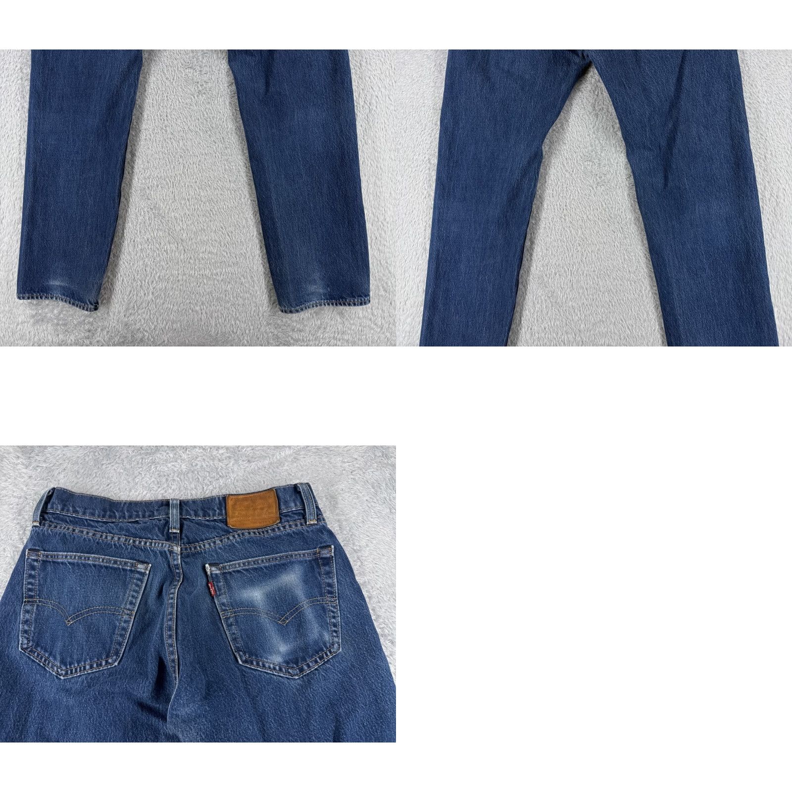 Levi's Levis Jeans Adult 31 Blue Denim 505 Cotton Big E 30x29 Levi's 500 Series Regular Slim Read Size US 31 - 10 Thumbnail