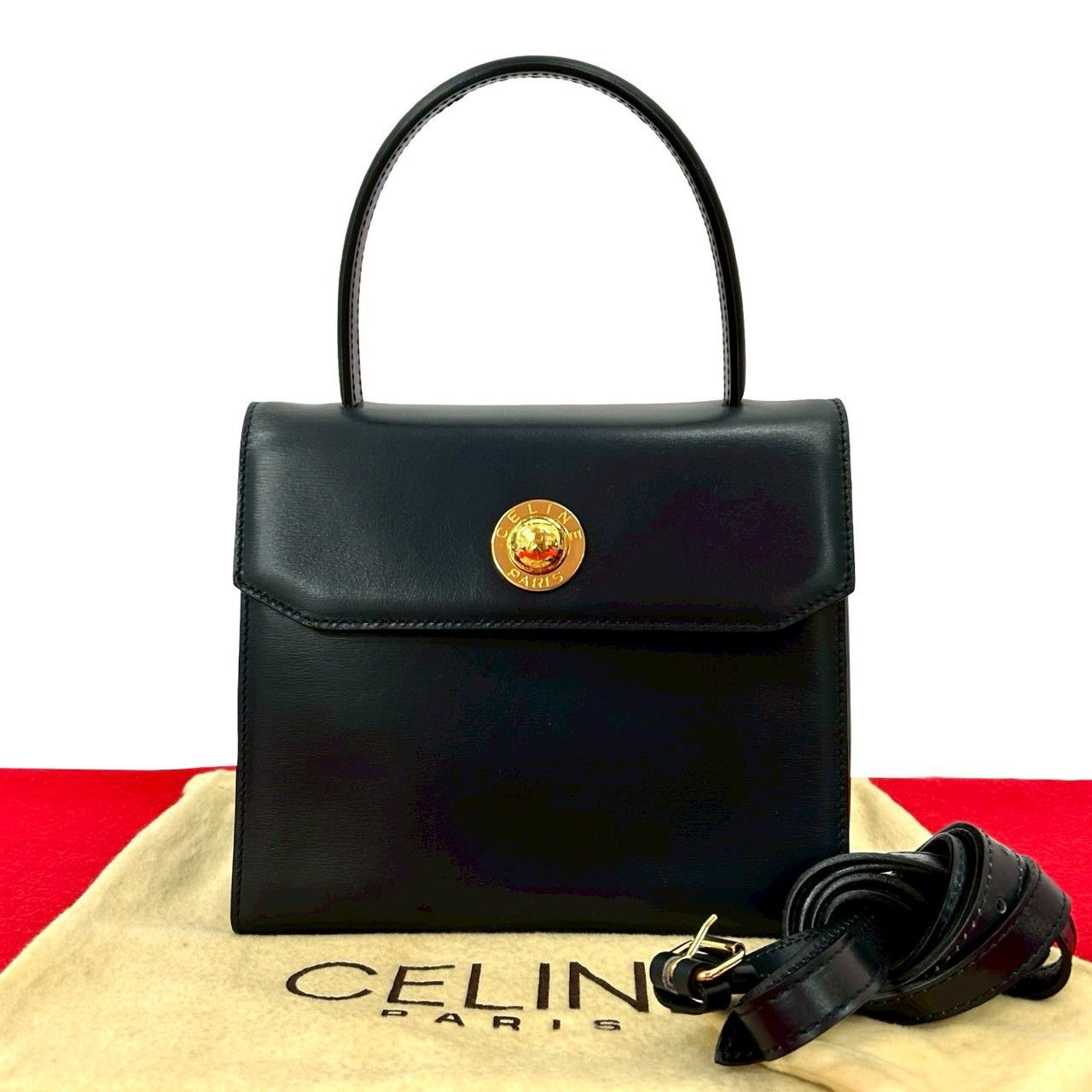 Celine Celine Celine Leather 2way Handbag Leather Shoulder Bag DUTY FREE for USA Size ONE SIZE - 1 Thumbnail
