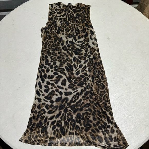 Other NEW FREE PRESS CLOTHING CHEETAH PRINT DRESS SZ LARGE L Size L / US 10 / IT 46 - 3 Thumbnail