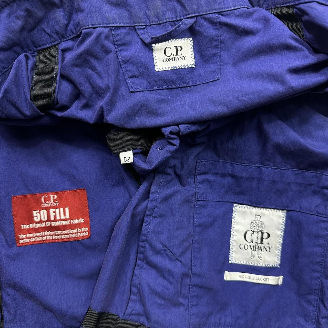 C.P. Company CP Company 50 Fili Multipocket Goggle Jacket - IT52 (L) Size US L / EU 52-54 / 3 - 7 Thumbnail