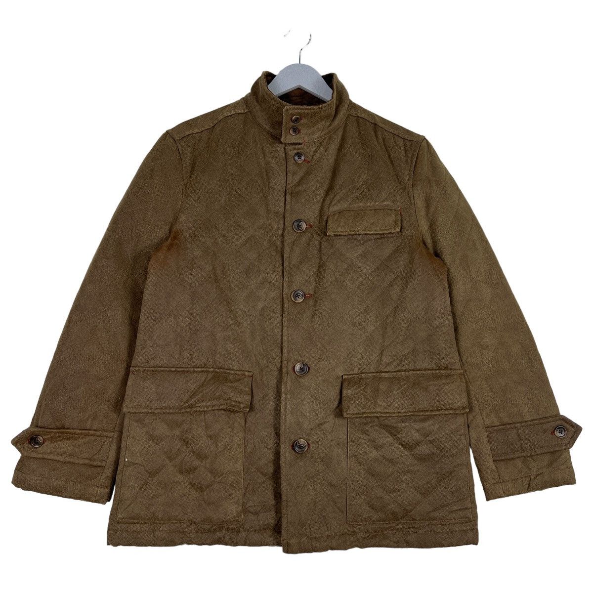 Takeo Kikuchi 🔥 TAKEO KIKUCHI MOLESKIN QUILTED JACKET Size US M / EU 48-50 / 2 - 1 Thumbnail