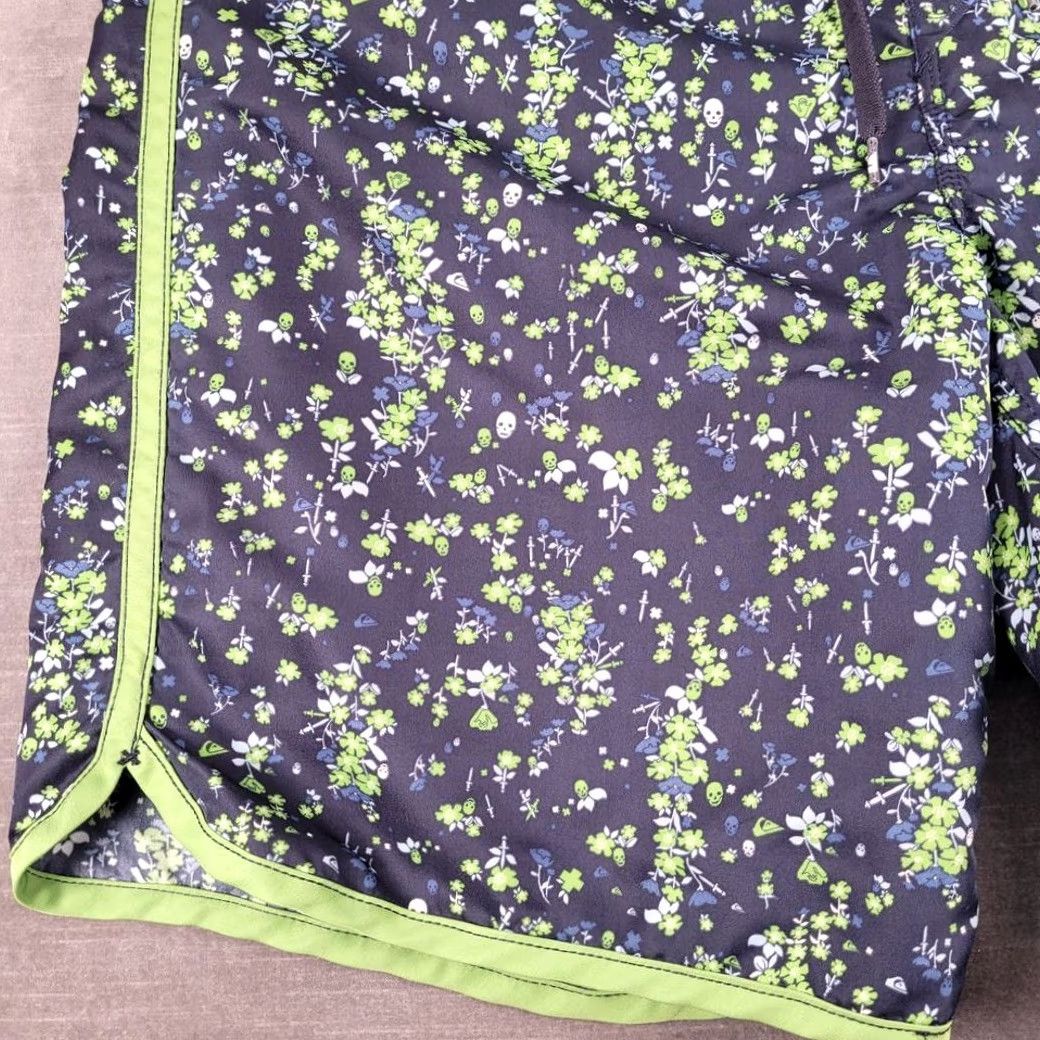 Quiksilver Quiksilver Board Shorts Navy Green Swimming Trunks Beach L Mens Size US 33 - 4 Thumbnail