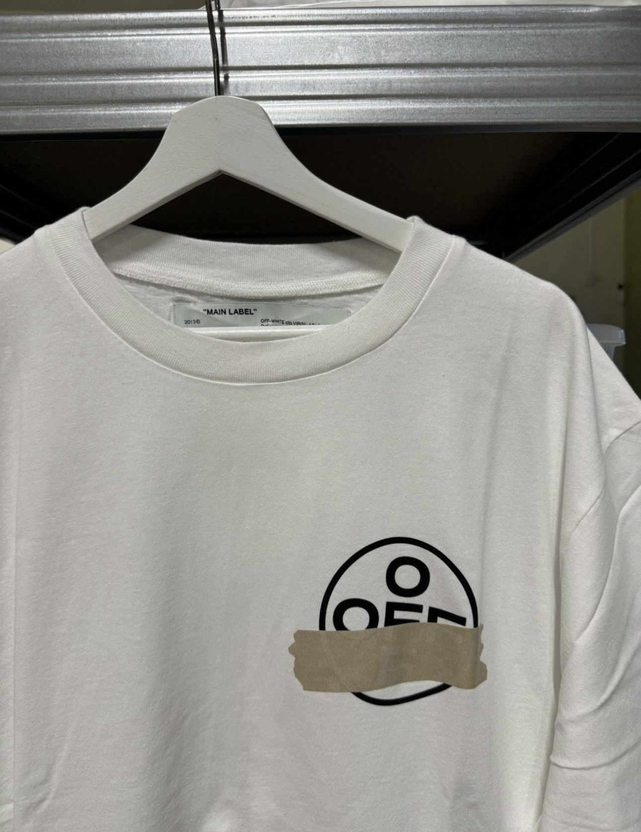 Off-White Off-White Tape Arrow T-Shirt NEW 500$ Size US XL / EU 56 / 4 - 3 Thumbnail