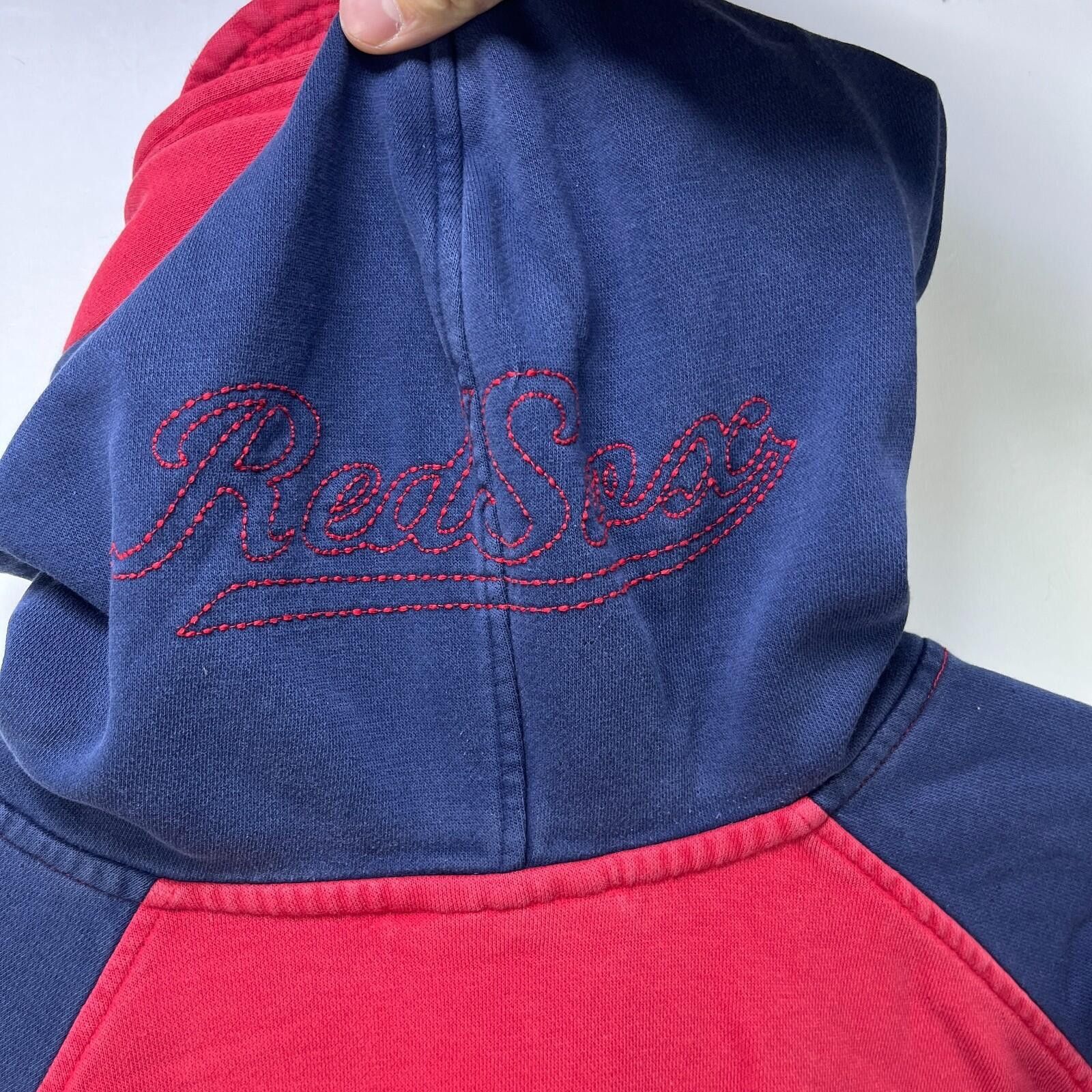 Nike Vintage Boston Red Sox Nike Middle Swoosh Hoodie XL Size ONE SIZE - 7 Thumbnail