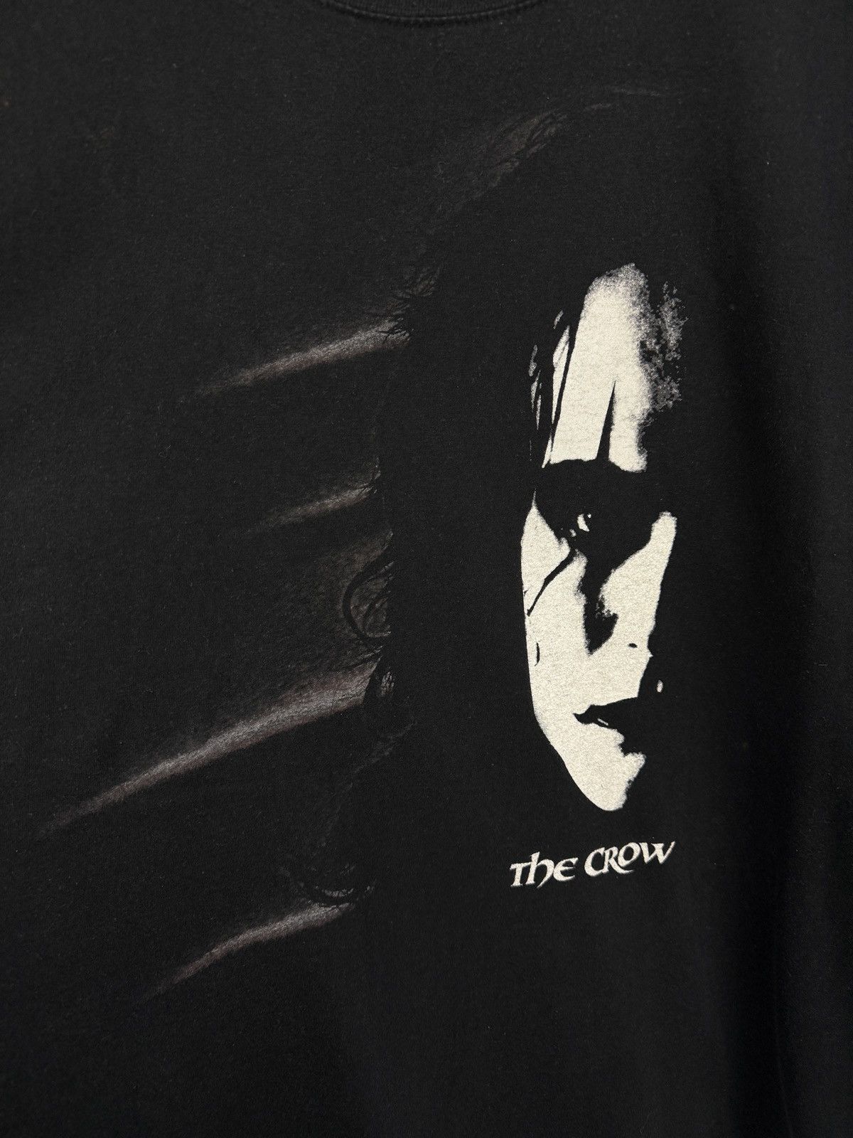 Vintage 🇺🇸 Vintage 90s The Crow Horror Movie T-Shirt Brandon Lee Size US XXL / EU 58 / 5 - 4 Thumbnail