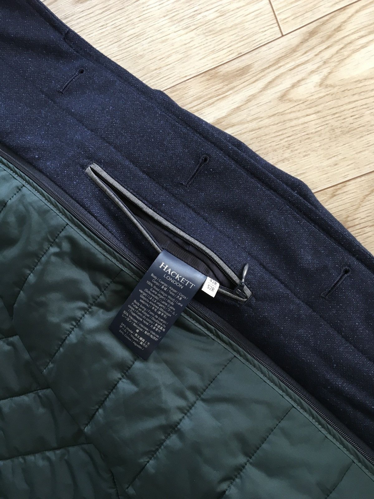 Hackett Hackett J.P. No14 Saville Row London Bespoke Refined Wool 42 Size US L / EU 52-54 / 3 - 7 Thumbnail