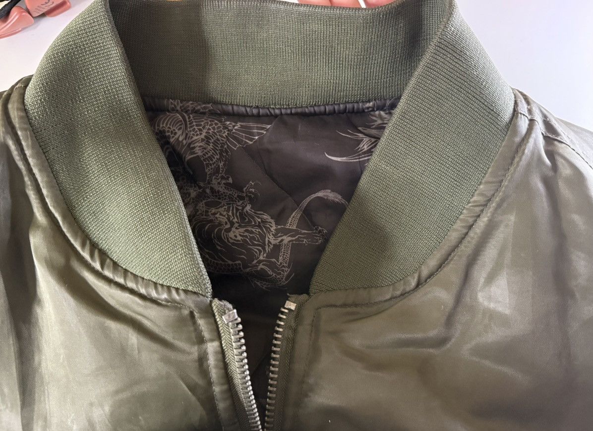 Avirex Avirex Bomber Jacket 2XL Military Green Satin Reversible Size US XXL / EU 58 / 5 - 8 Thumbnail