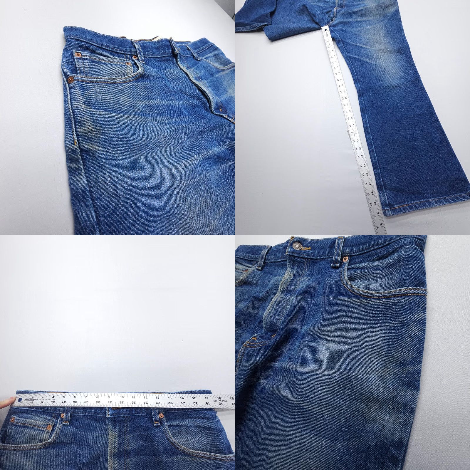 Levi's VINTAGE Levi's 517 Bootcut Jeans Mens 36 Dark Wash 5-Pocket Denim Blue 2000s USA Western Cowboy Jeans Mens Size US 36 / EU 52 - 8 Thumbnail
