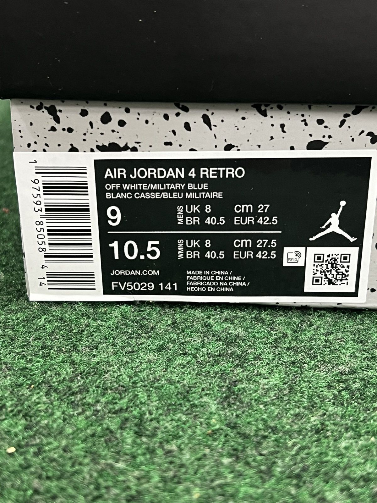 Jordan Brand Air Jordan 4 Retro Military Blue Size US 9 / EU 42 - 4 Thumbnail