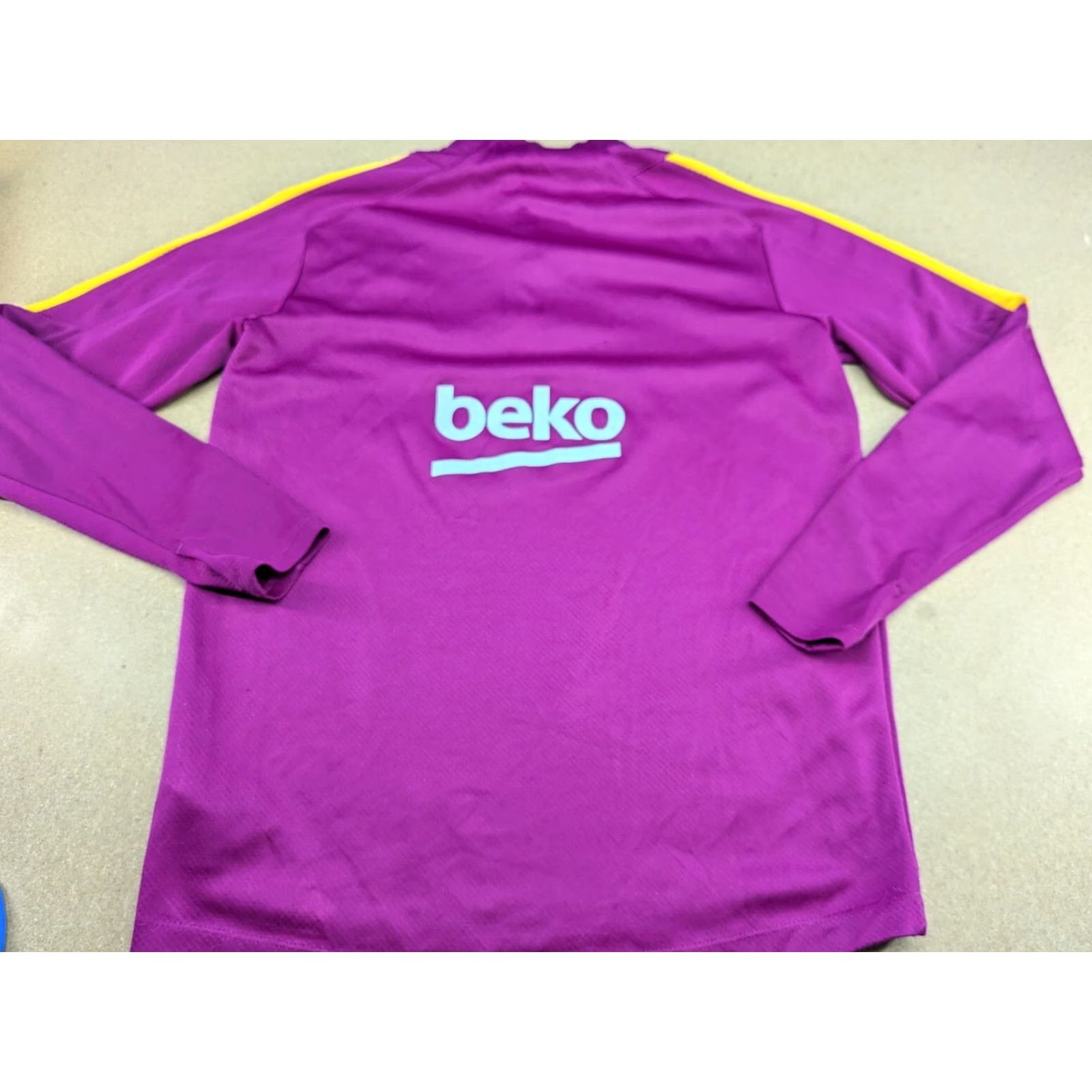 Nike Nike Barcelona Drill Top Football Training Mens M Purple Shirt Size US M / EU 48-50 / 2 - 2 Thumbnail