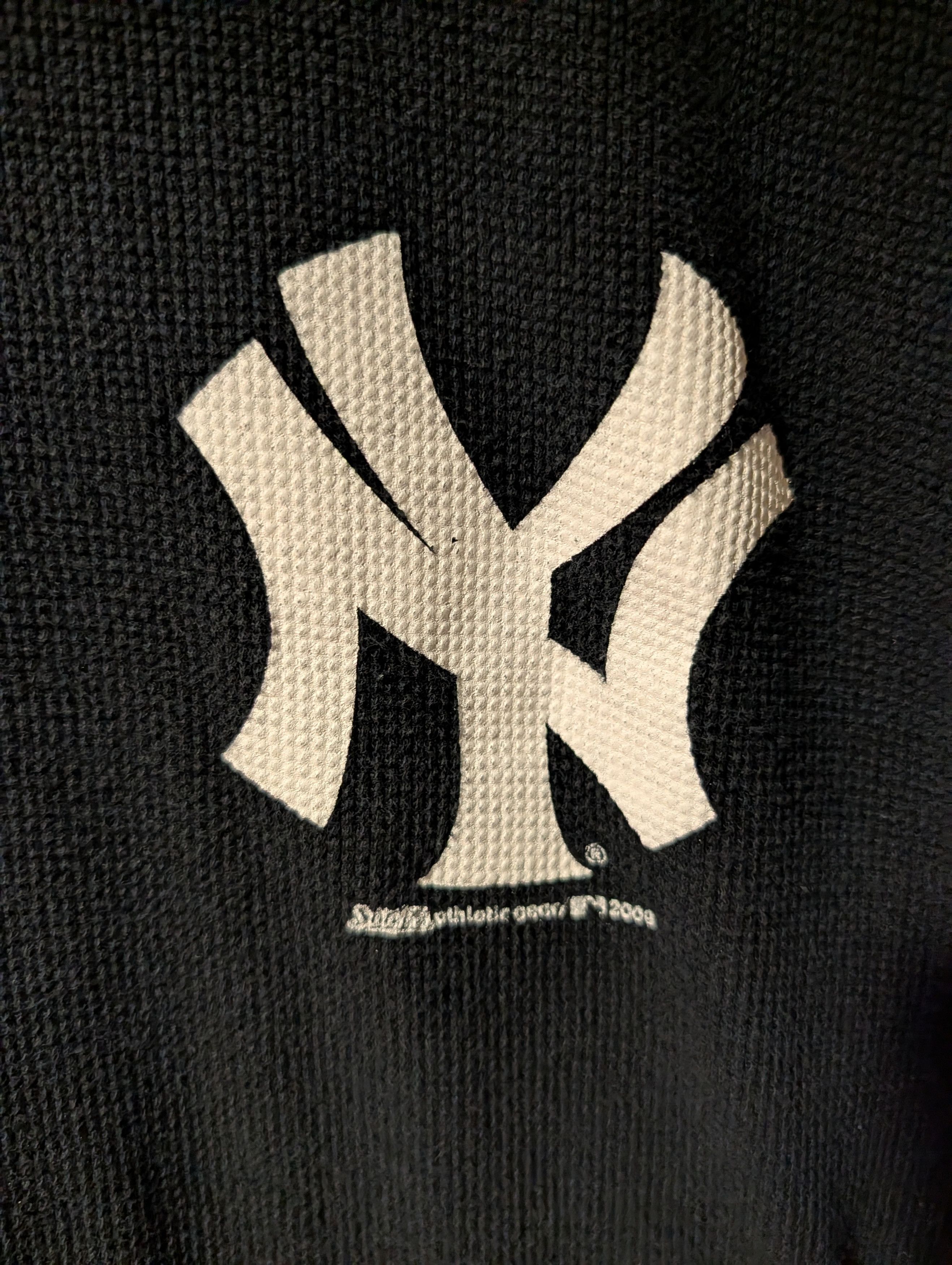 MLB Vintage 2009 New York Yankees Stitches MLB Thermal Mens Size US XXL / EU 58 / 5 - 2 Thumbnail