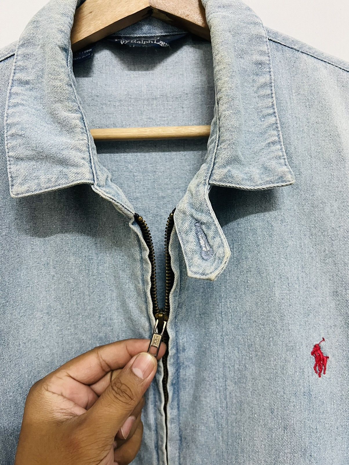 Designer × Polo Ralph Lauren × Vintage Vintage Polo Ralph Lauren Zipper Jacket Size US L / EU 52-54 / 3 - 8 Thumbnail