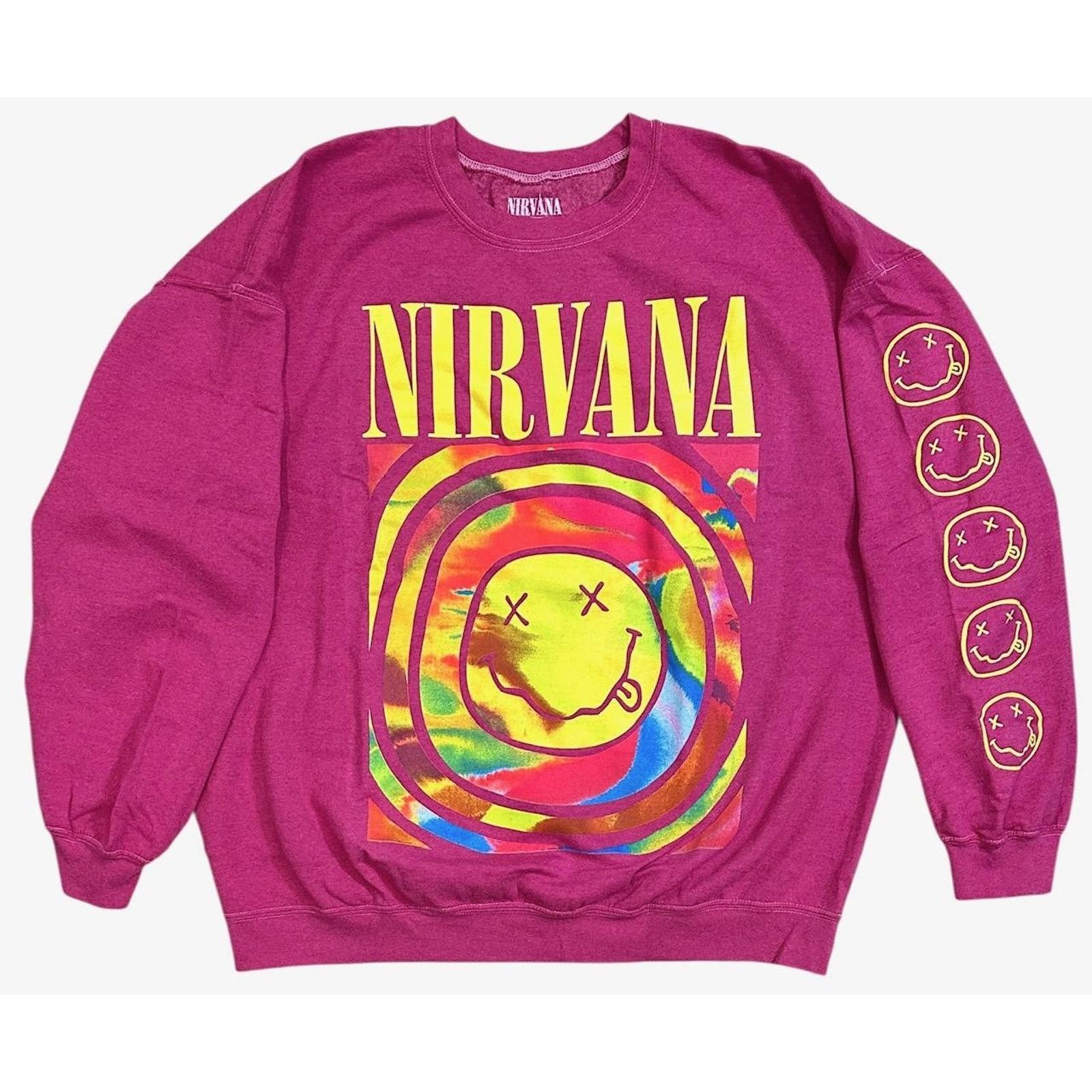Urban Outfitters Urban Outfitters Oversized Sweatshirt Spiral Crewneck Pink Size M / US 6-8 / IT 42-44 - 1 Thumbnail